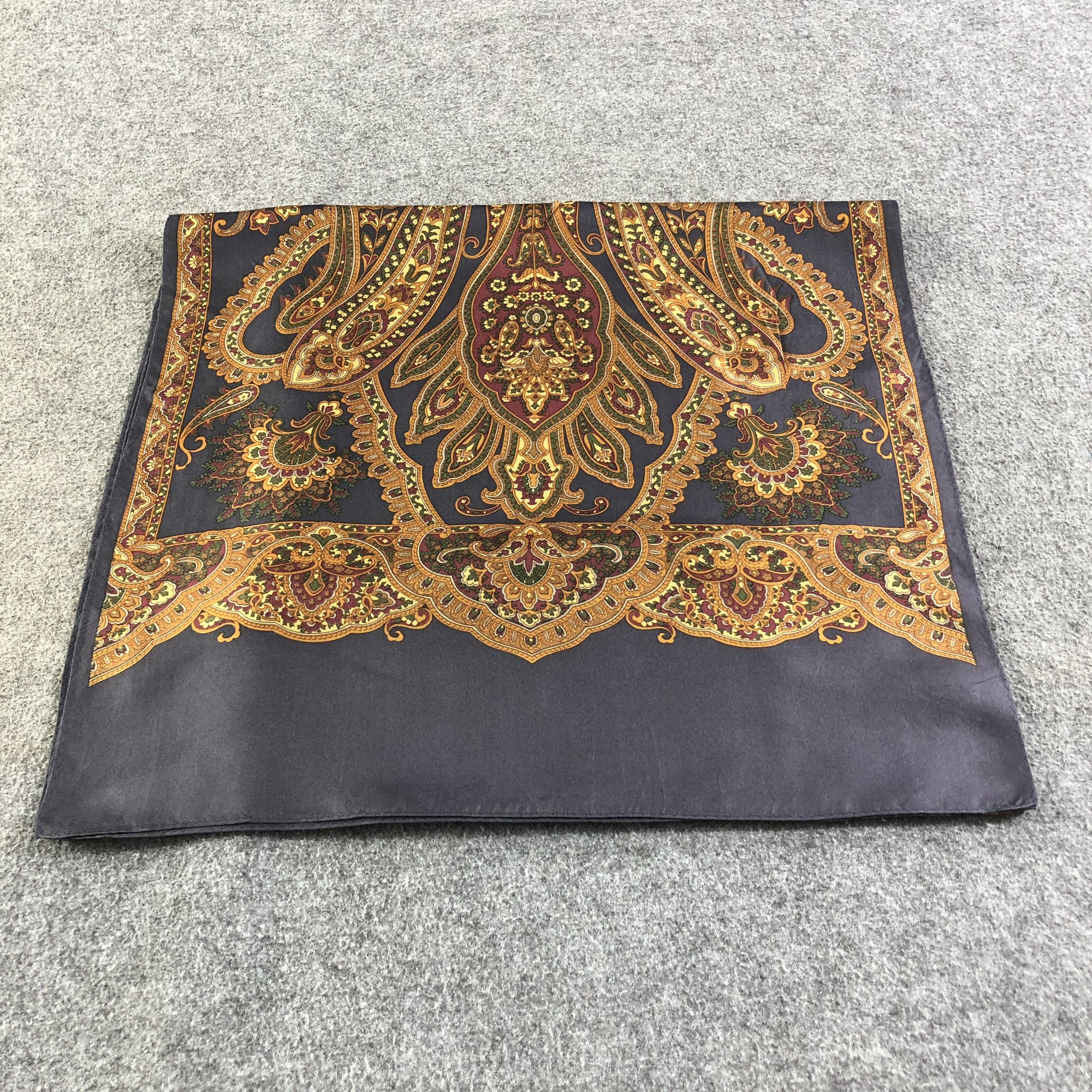 Vintage Top Kapi Luxury Silk Stole Silk Scarf M629 Size ONE SIZE - 2 Thumbnail
