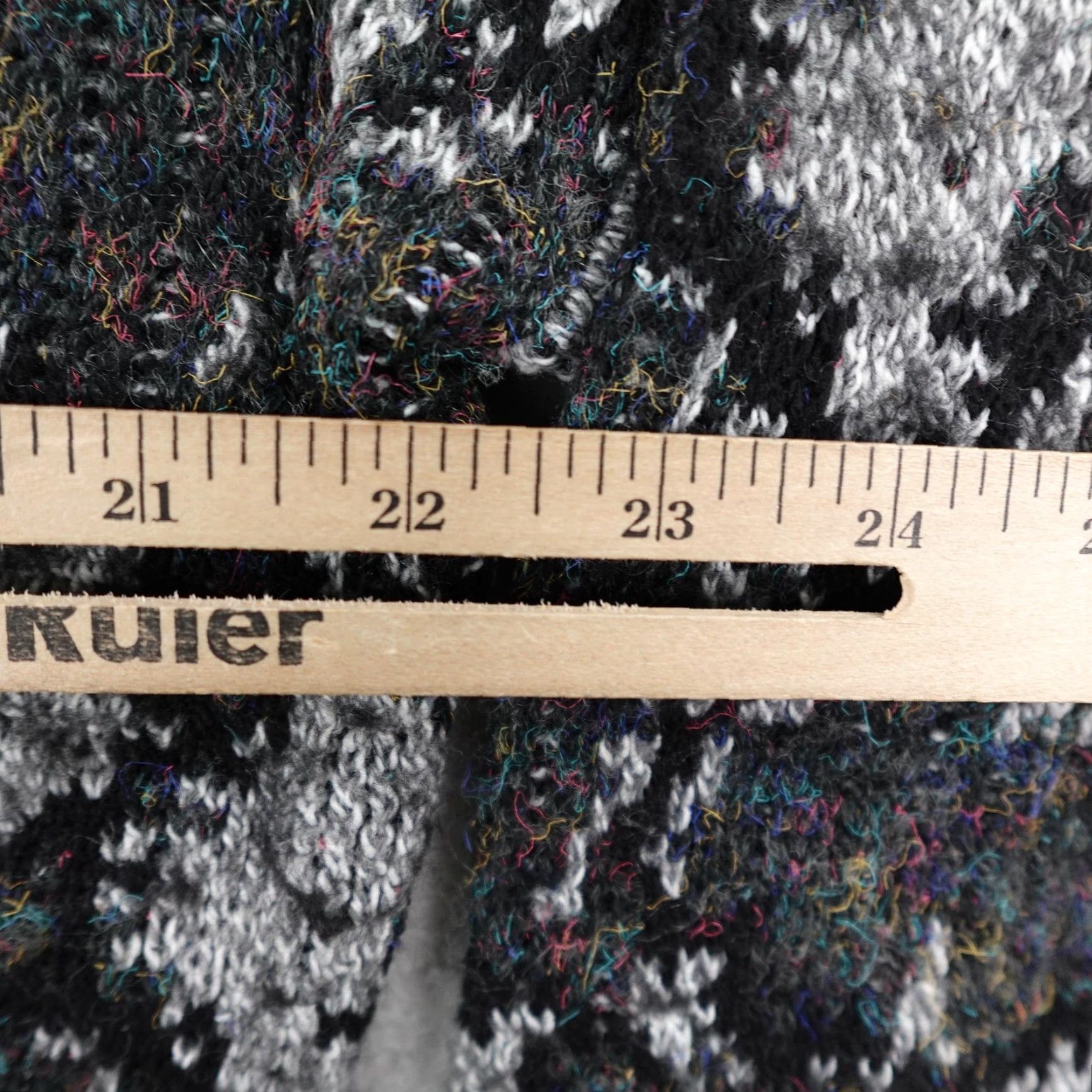 Vintage VINTAGE Cambio Sweater Womens Large Gray Geometric Wool Blend Pullover Italia Size L / US 10 / IT 46 - 5 Thumbnail