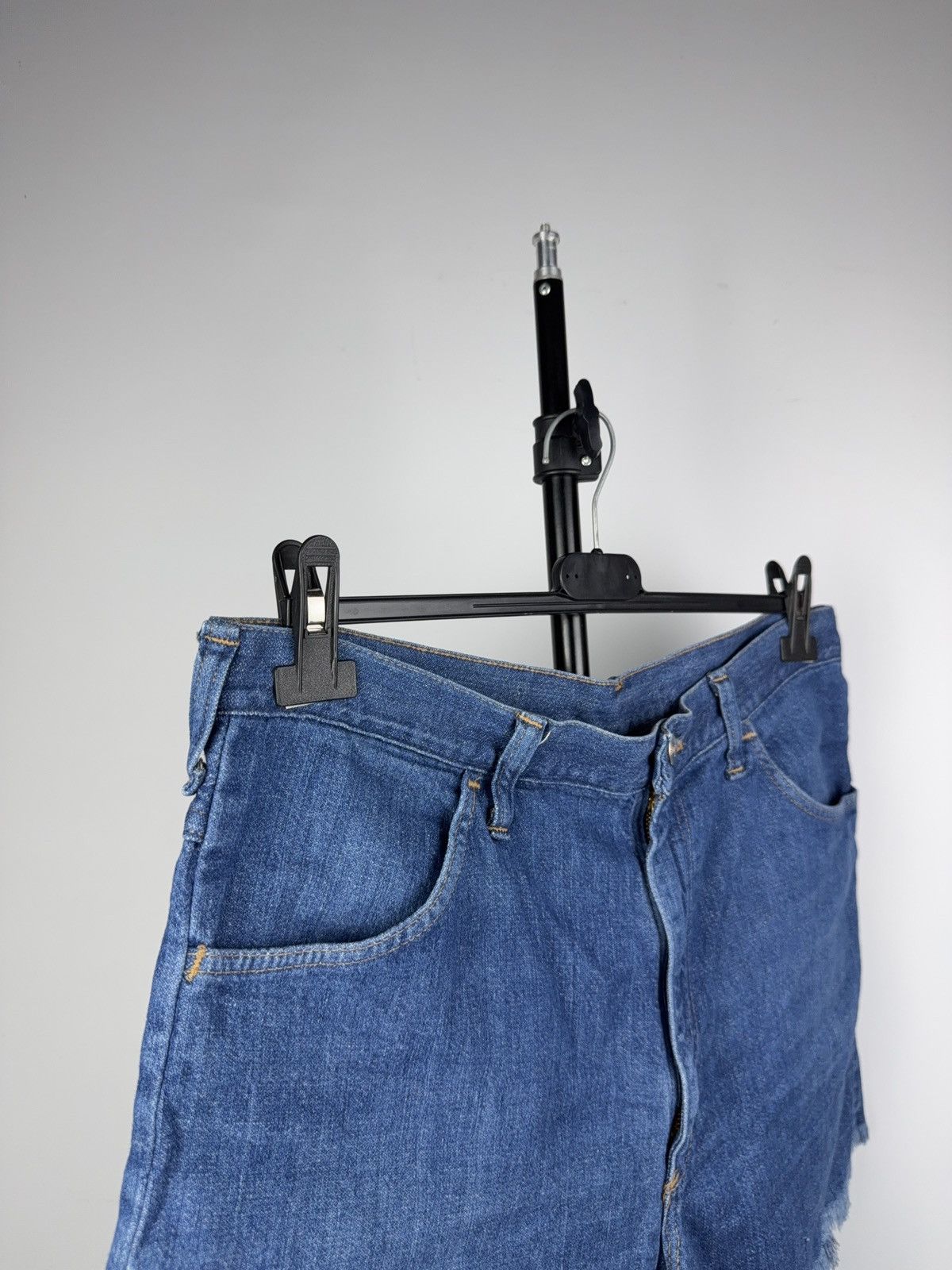 Wrangler Retro 80s Wrangler Vintage Cutoff Denim Shorts W34 Size US 34 / EU 50 - 5 Thumbnail