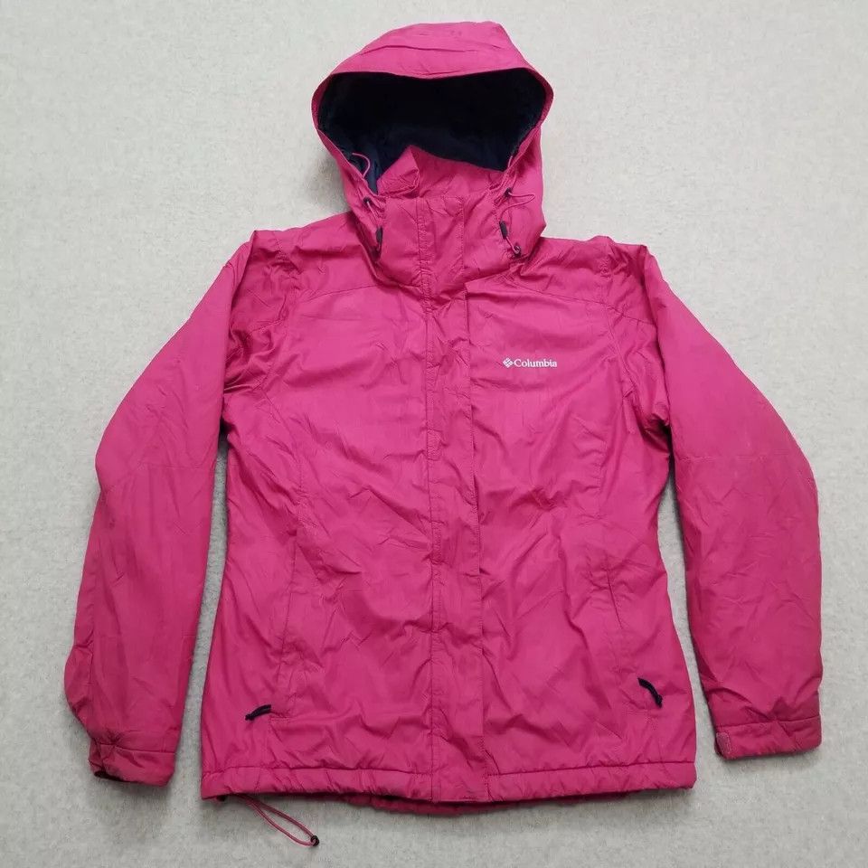 Columbia Columbia Jacket Womens Small Pink Full Zip Hooded Size S / US 4 / IT 40 - 1 Thumbnail