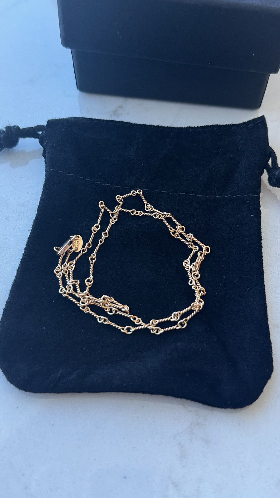 Chrome Hearts Chrome Hearts 22K Gold Twist Chain(18inch/45cm) Size ONE SIZE - 2 Thumbnail
