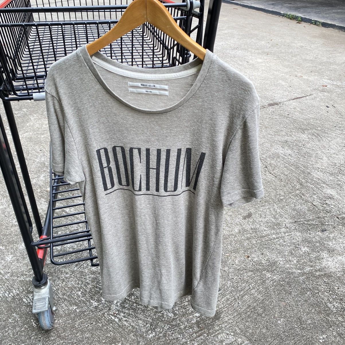 Robert Geller ROBERT GELLER Light Grey Graphic Logo T-Shirt Size US S / EU 44-46 / 1 - 14 Thumbnail