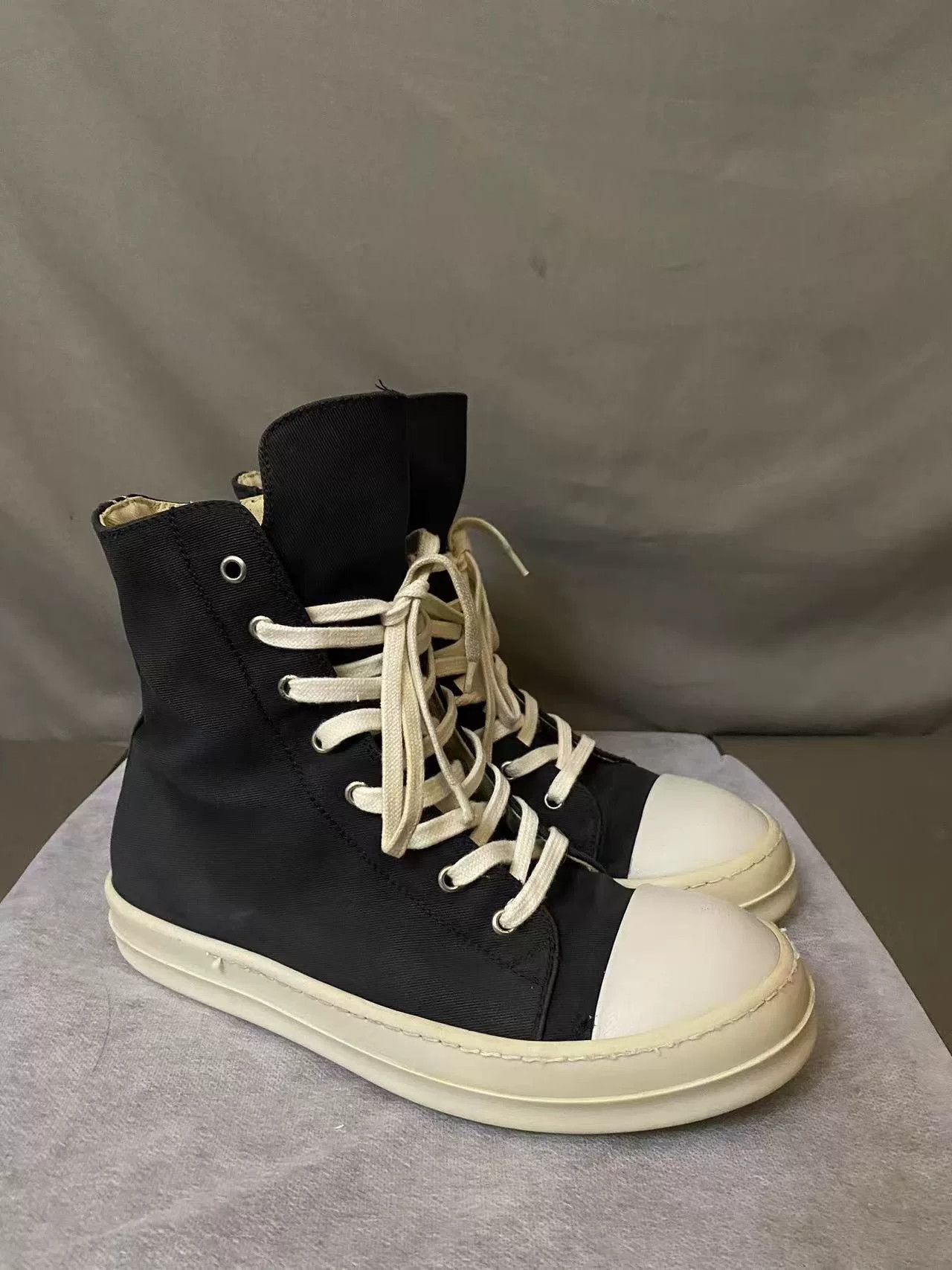 Rick Owens Rick Owens Hitop Sneakers 40 Men Size US 7.5 / EU 40-41 - 1 Thumbnail