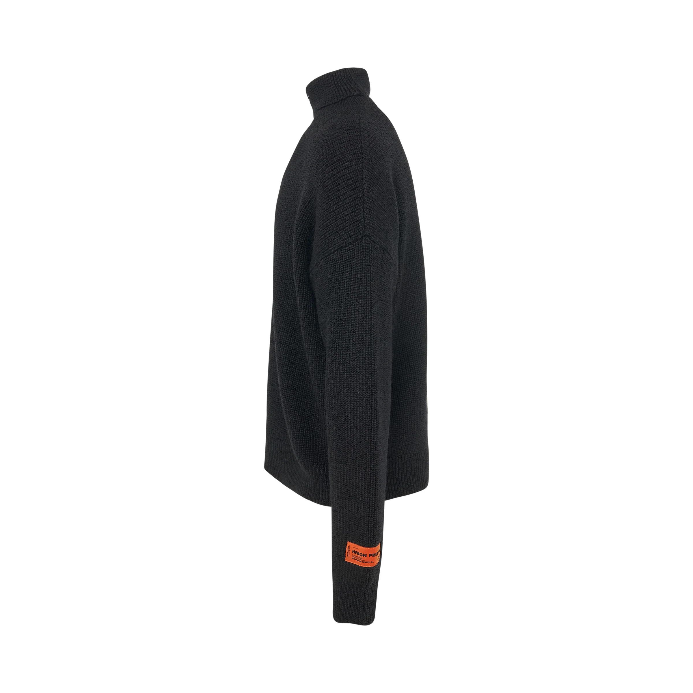 Heron Preston o1mris0824 Knit Rollneck in Black Size US L / EU 52-54 / 3 - 3 Thumbnail