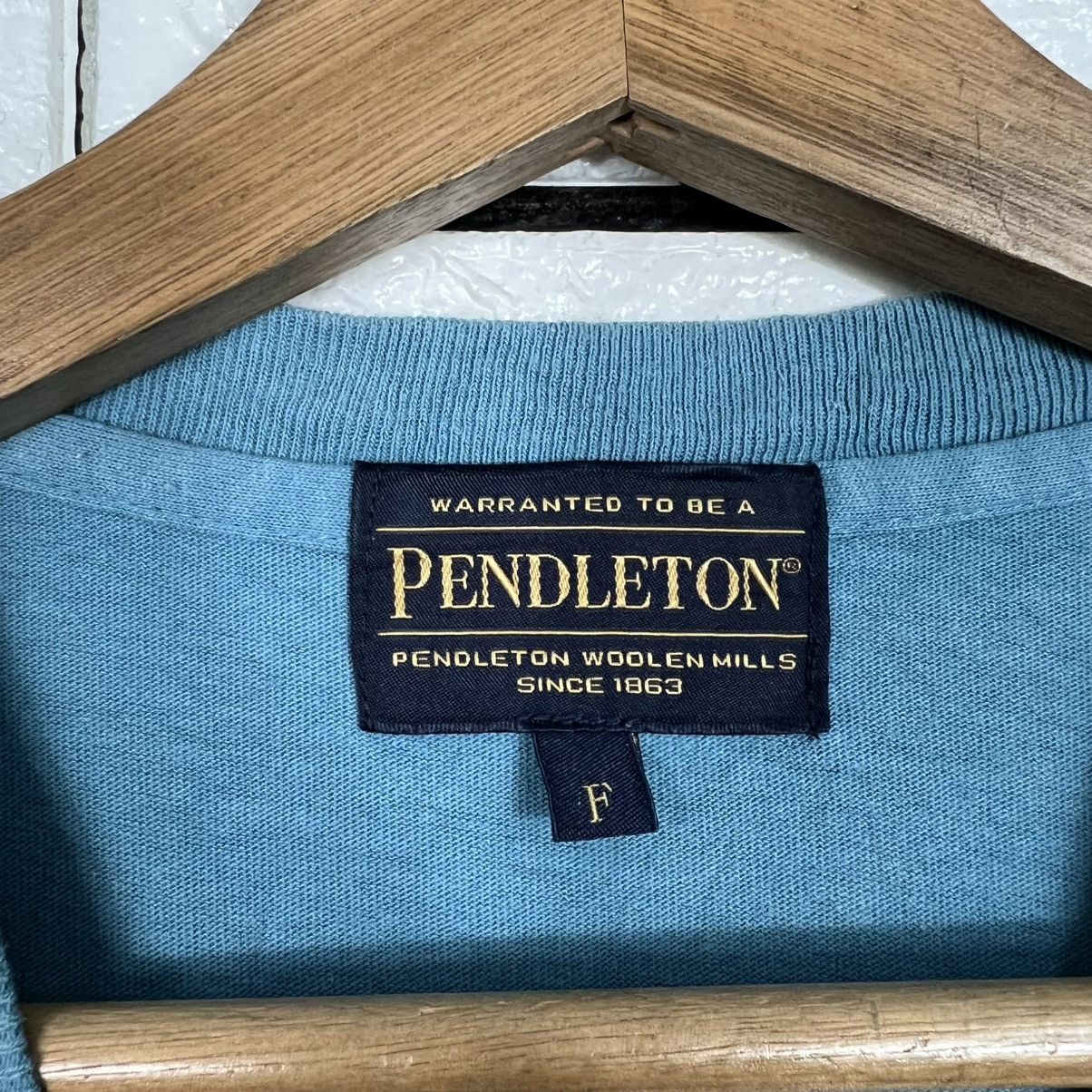 Pendleton PENDLETON X BEAMS Navajo Logo Women Long Shirt #4238-C193 Size ONE SIZE - 16 Thumbnail