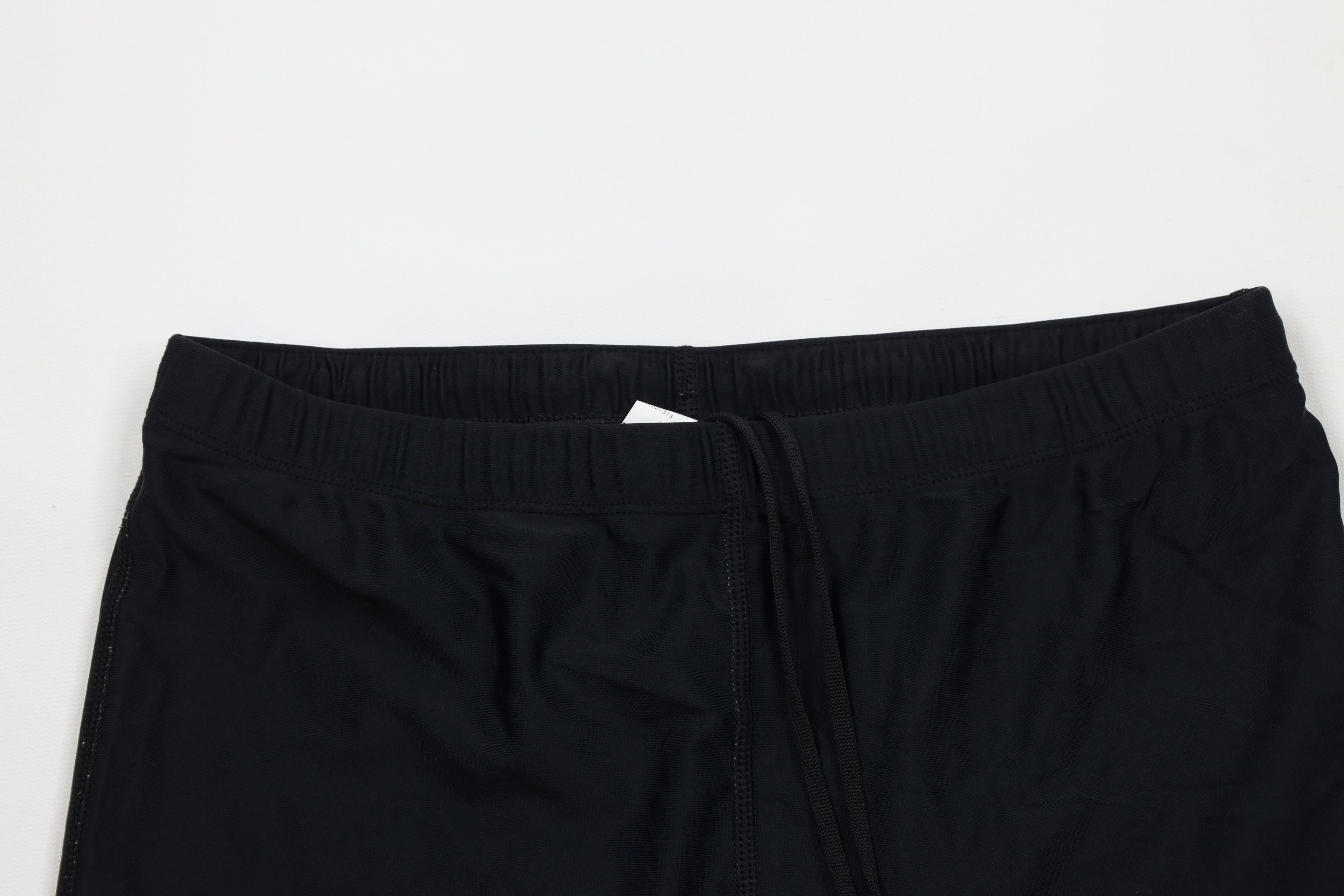 Nike × Vintage Nike Mini Swoosh Swimming Half Tights Jammers Shorts Black Size US 34 / EU 50 - 2 Thumbnail
