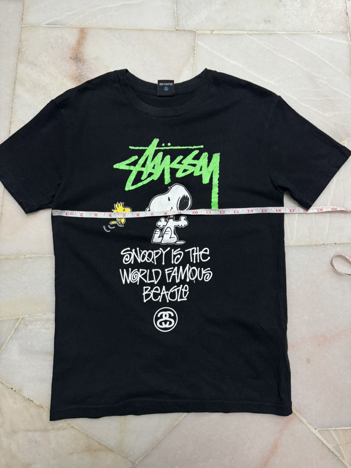 Stussy RARE STUSSY X SNOPPY VINTAGE PEANUTS BLACK TSHIRT Size US L / EU 52-54 / 3 - 13 Thumbnail