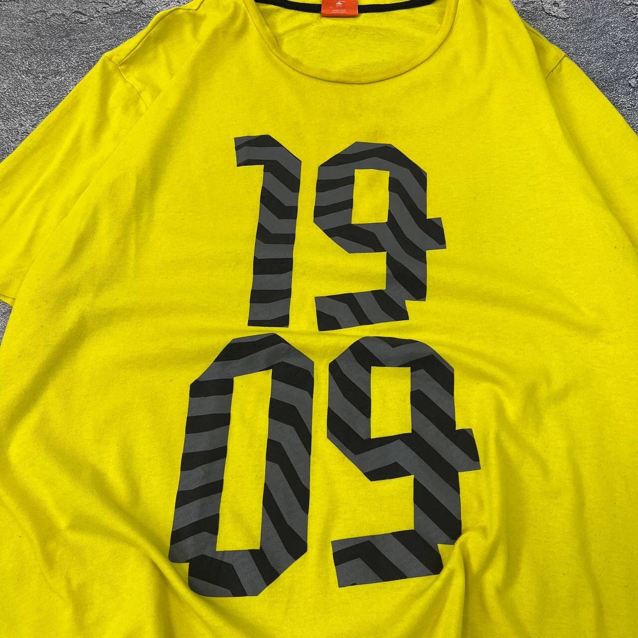 Puma Vintage Yellow BORUSSIA DORTMUND Cotton T-Shirt 1909 Big Size US XL / EU 56 / 4 - 12 Thumbnail