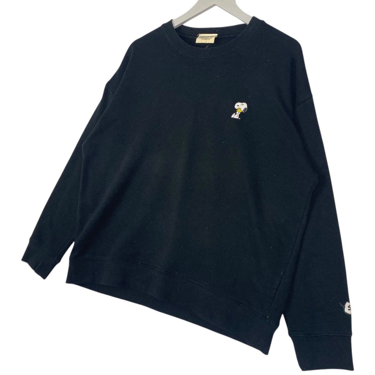 Other Vintage Peanuts Snoopy Crewneck Sweatshirt Black Size M Size US M / EU 48-50 / 2 - 2 Thumbnail