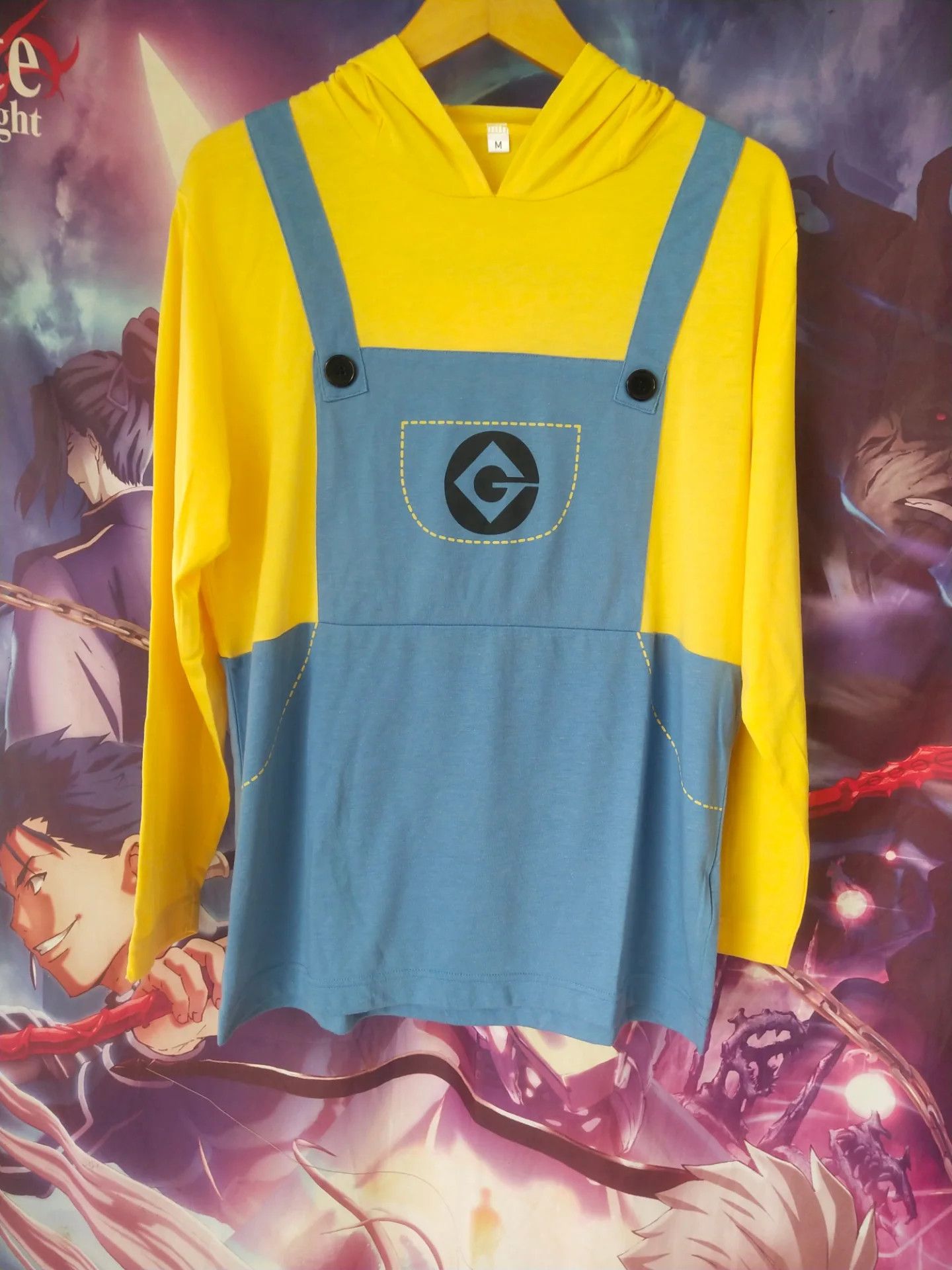 Cartoon Network Despicable Me Minions Costume Cartoon Animation Hooded Shirt Size US M / EU 48-50 / 2 - 1 Thumbnail