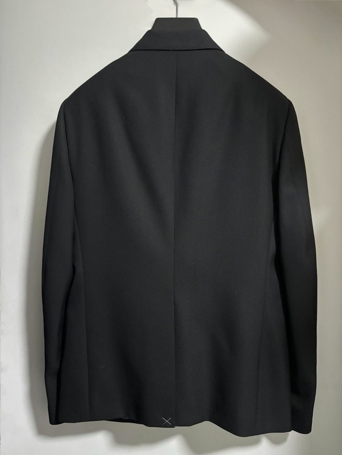 Celine × Hedi Slimane Classic Grain de Poudre Notch Lapel Jacket sz48 Size 48S - 2 Thumbnail