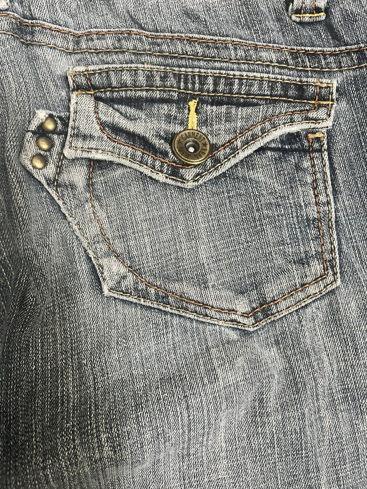 Japanese Brand × Vintage Vintage Spicy Denim Double Waist By Theoria Size US 30 / EU 46 - 9 Thumbnail