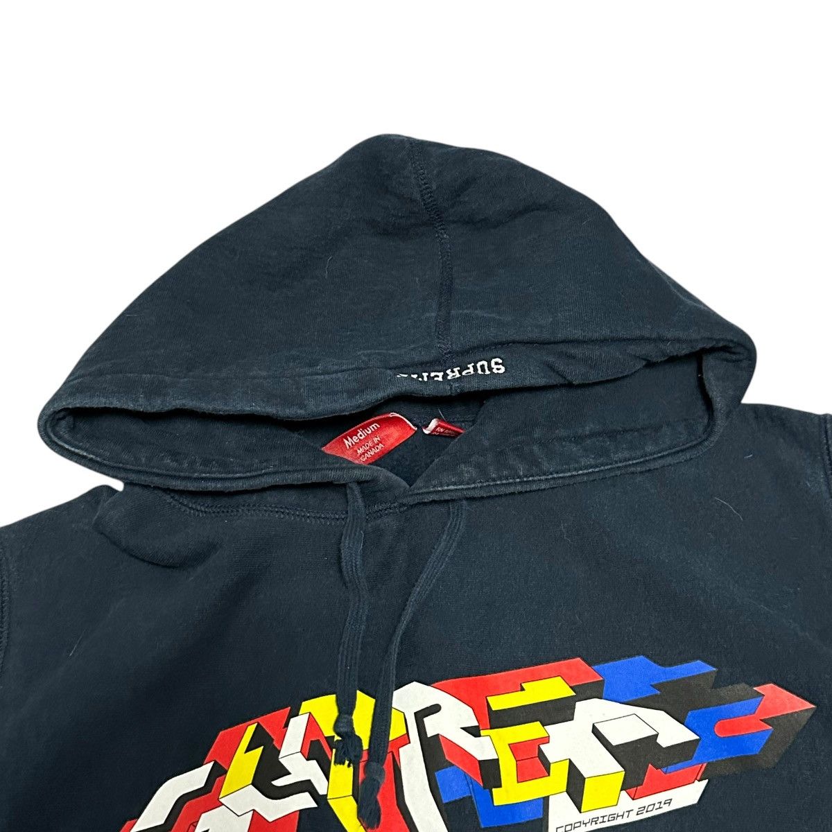 Supreme Supreme Delta Logo Hoodie FW19 Navy Blue Mens Size Medium Size US M / EU 48-50 / 2 - 3 Thumbnail