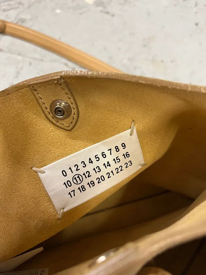 Maison Margiela Maison Margiela Beige Suede Leather Handle Bag Size ONE SIZE - 10 Thumbnail