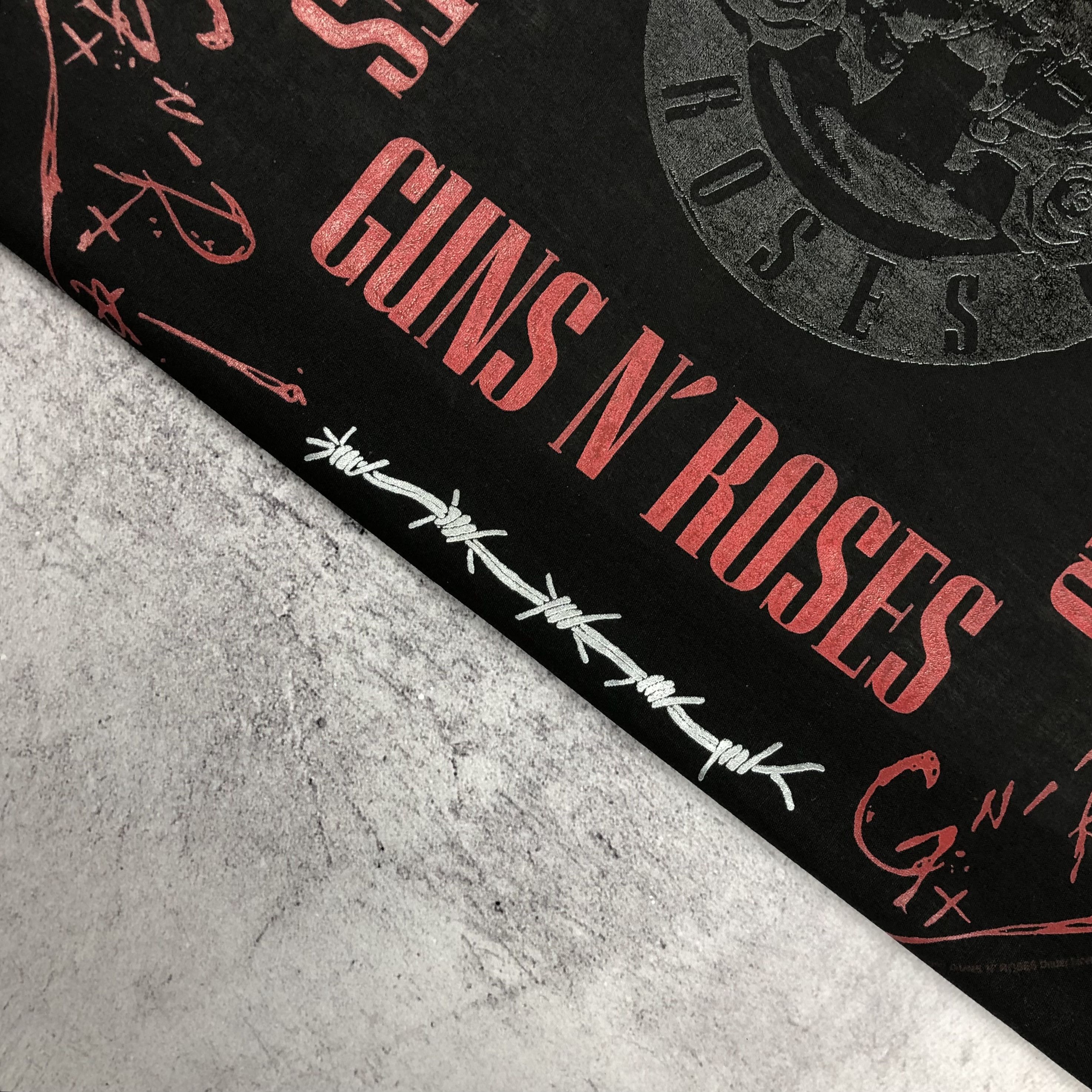 Guns N' Roses 1992 Guns N' Roses Bandana Flag Size ONE SIZE - 3 Thumbnail