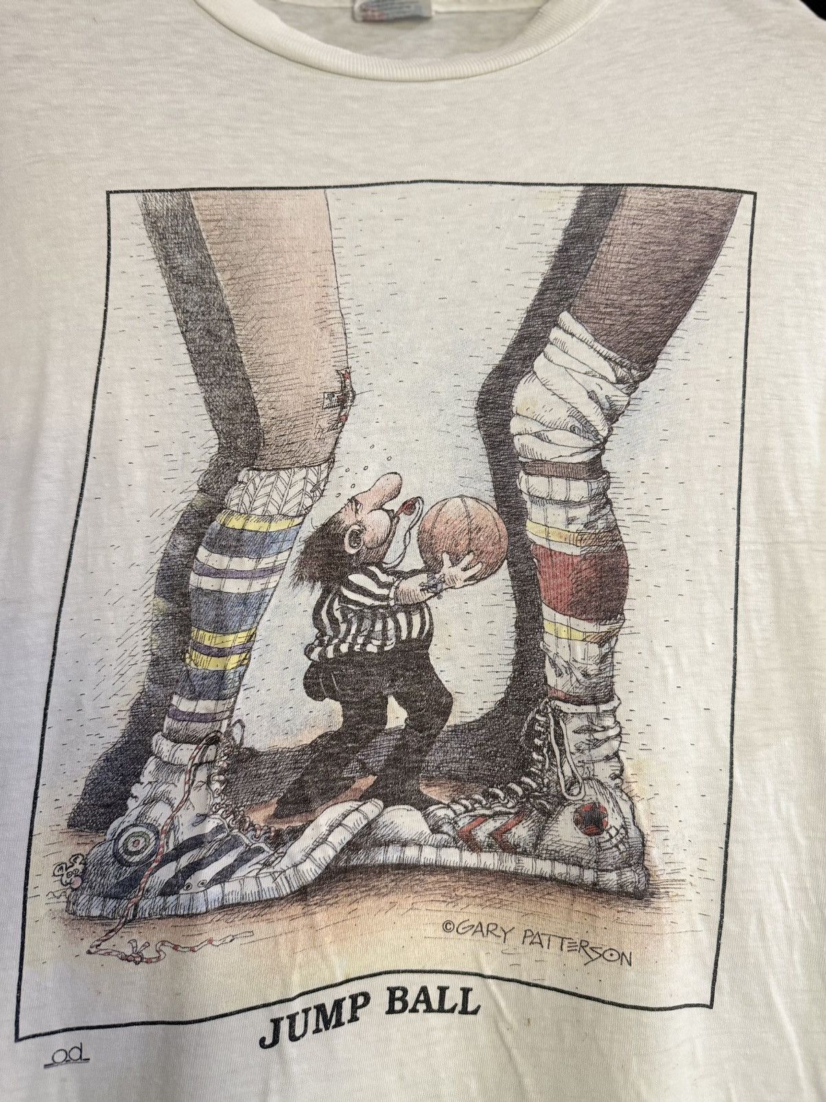 Other Thrashed Vintage 90s Jump Ball Gary Patterson Faded Tee Size US L / EU 52-54 / 3 - 2 Thumbnail