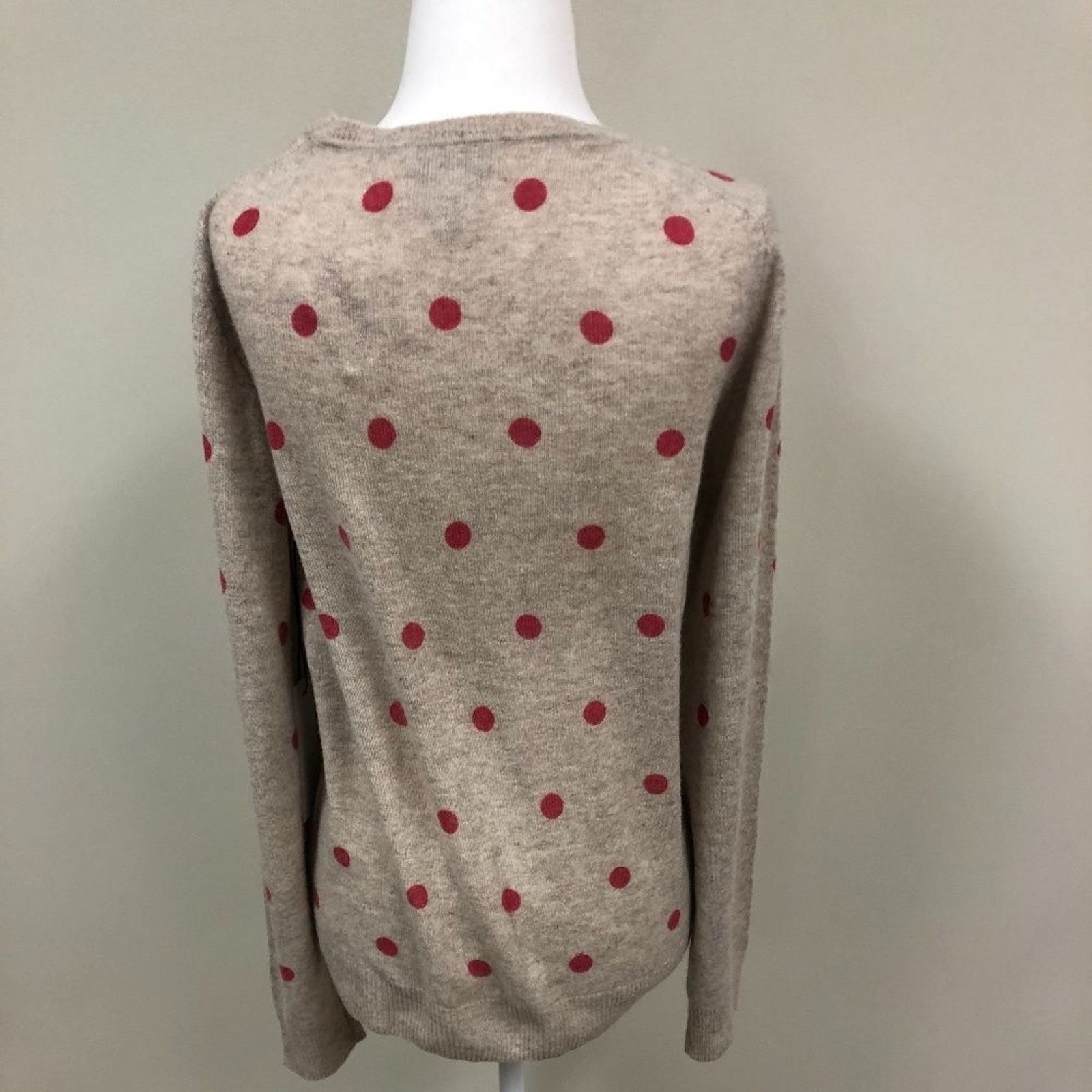 Rachel Zoe 100% 2-Ply Cashmere Sweater With Polka Dots from Rachel Zoe Size L / US 10 / IT 46 - 3 Thumbnail