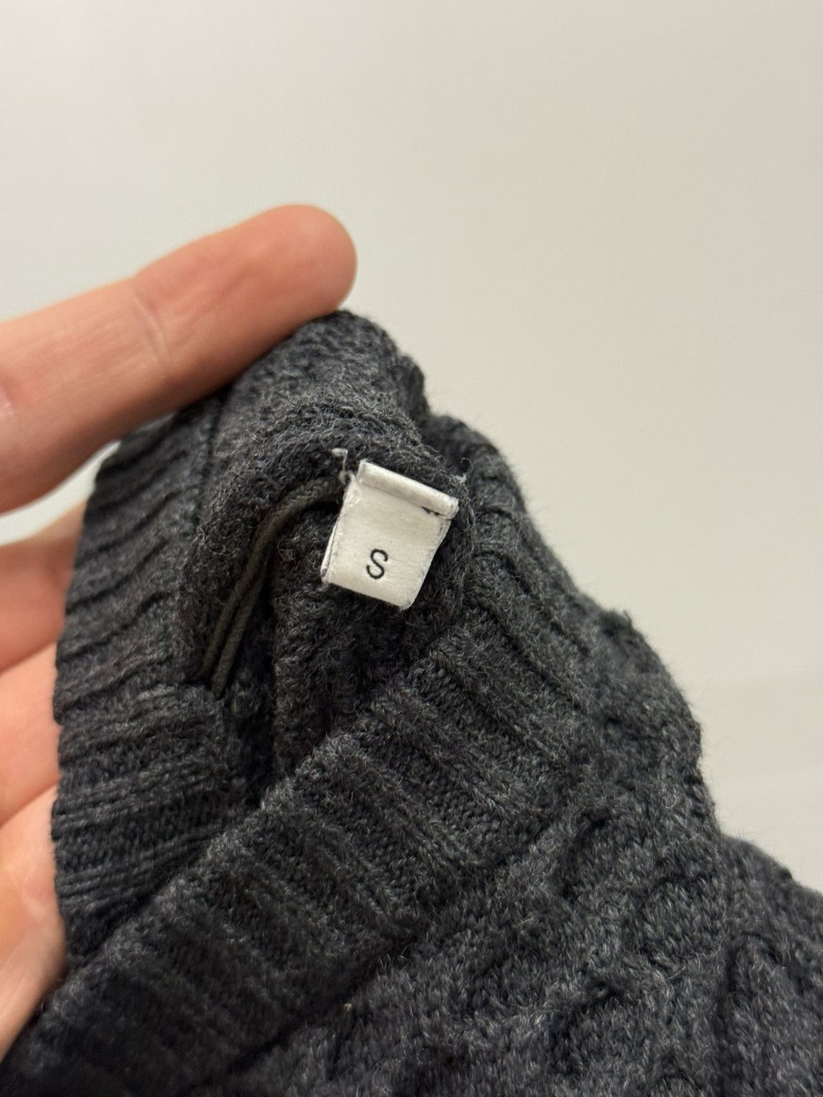 Sandro Sandro Mens Cotton Wool Knitted Sweater Margiela Yohji Owens Size US S / EU 44-46 / 1 - 6 Thumbnail