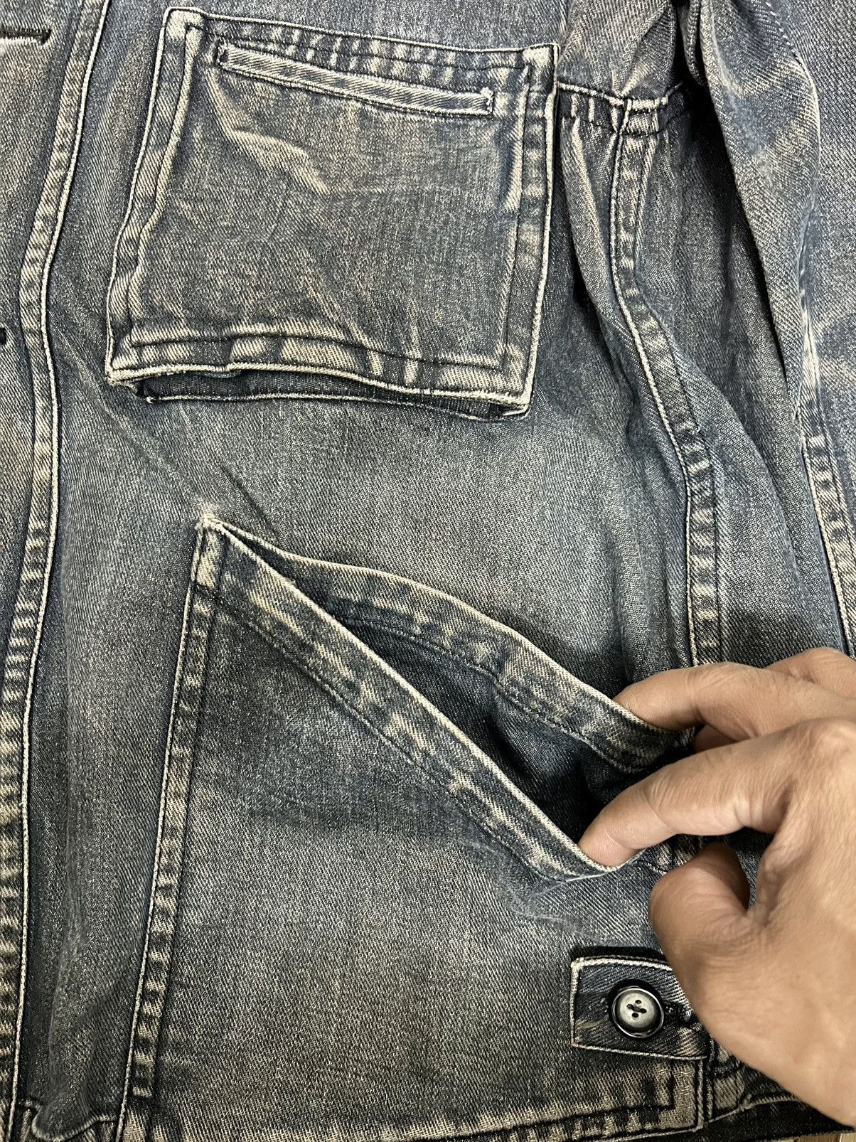 BIGI × Vintage × yoshie inaba VINTAGE 80s BIGI DENIM GOVERNOR JACKET Size US L / EU 52-54 / 3 - 11 Thumbnail