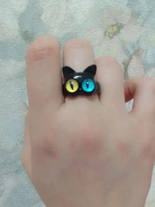 Jewelry Mizuho x Azumi Sweet Two Color Cat Eyes Ring Size ONE SIZE - 3 Thumbnail