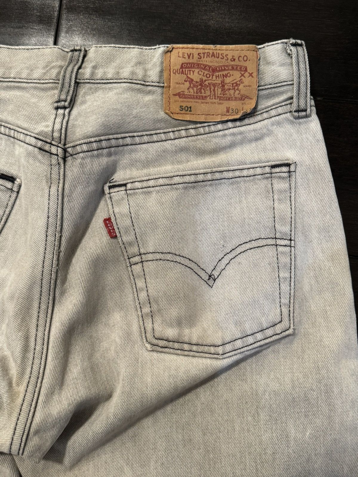 Unsound Rags Unsound Rags Vintage Levis Size US 30 / EU 46 - 4 Thumbnail