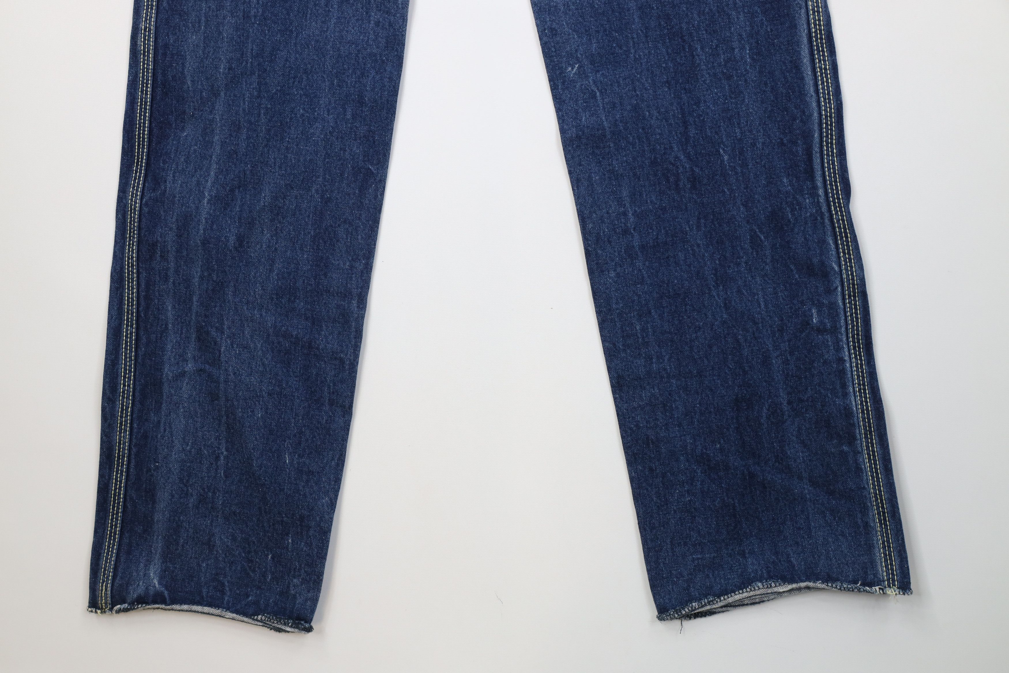 Vintage Vintage 70s 80s Streetwear Straight Leg Denim Jeans Cotton Size 28" / US 6 / IT 42 - 12 Thumbnail