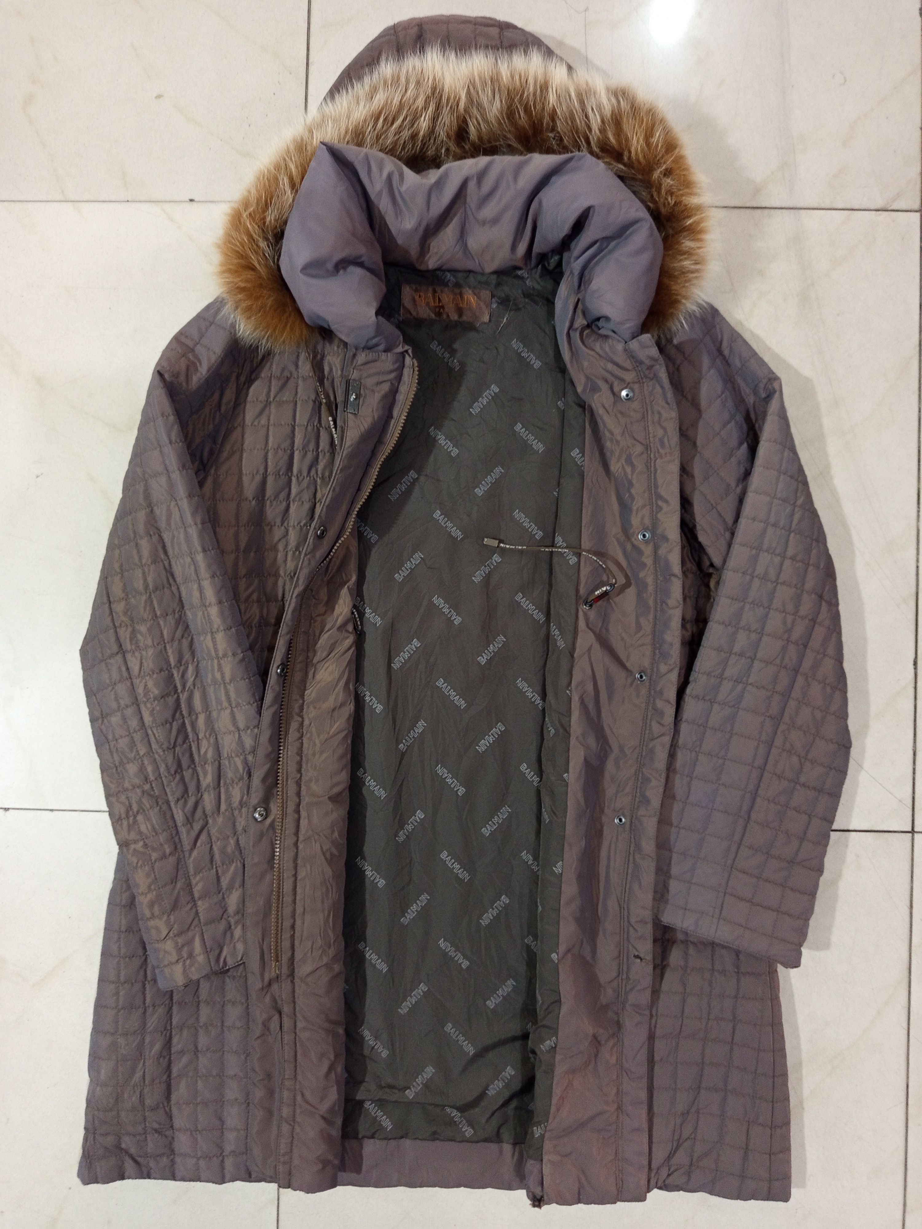 Balmain Balmain Quilted Detachable Faux Fur Hood Jacket Size M / US 6-8 / IT 42-44 - 5 Thumbnail
