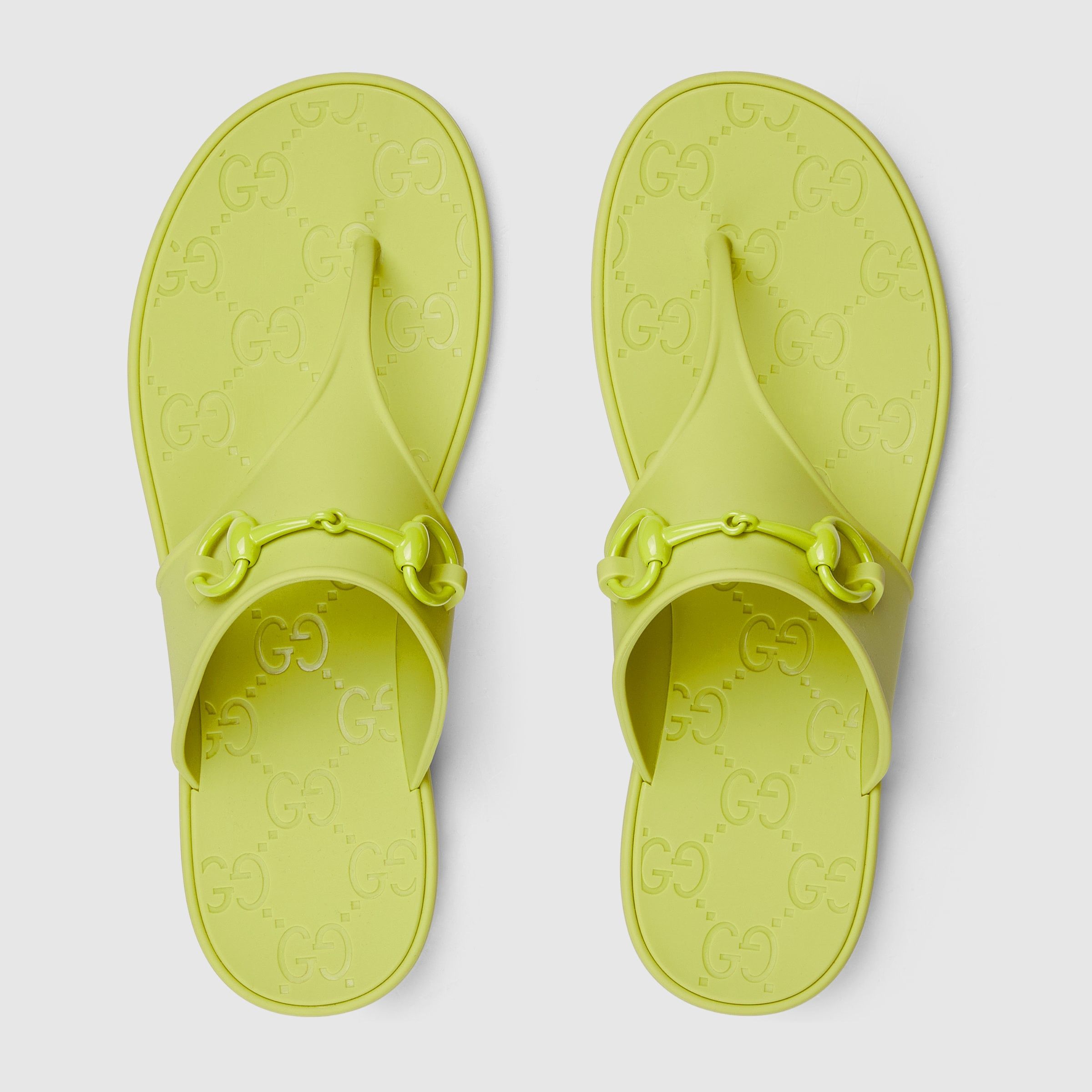 Gucci o1loc1c0326 780306 Women's Thong Sandals With Horsebit Size US 6 / IT 36 - 5 Thumbnail