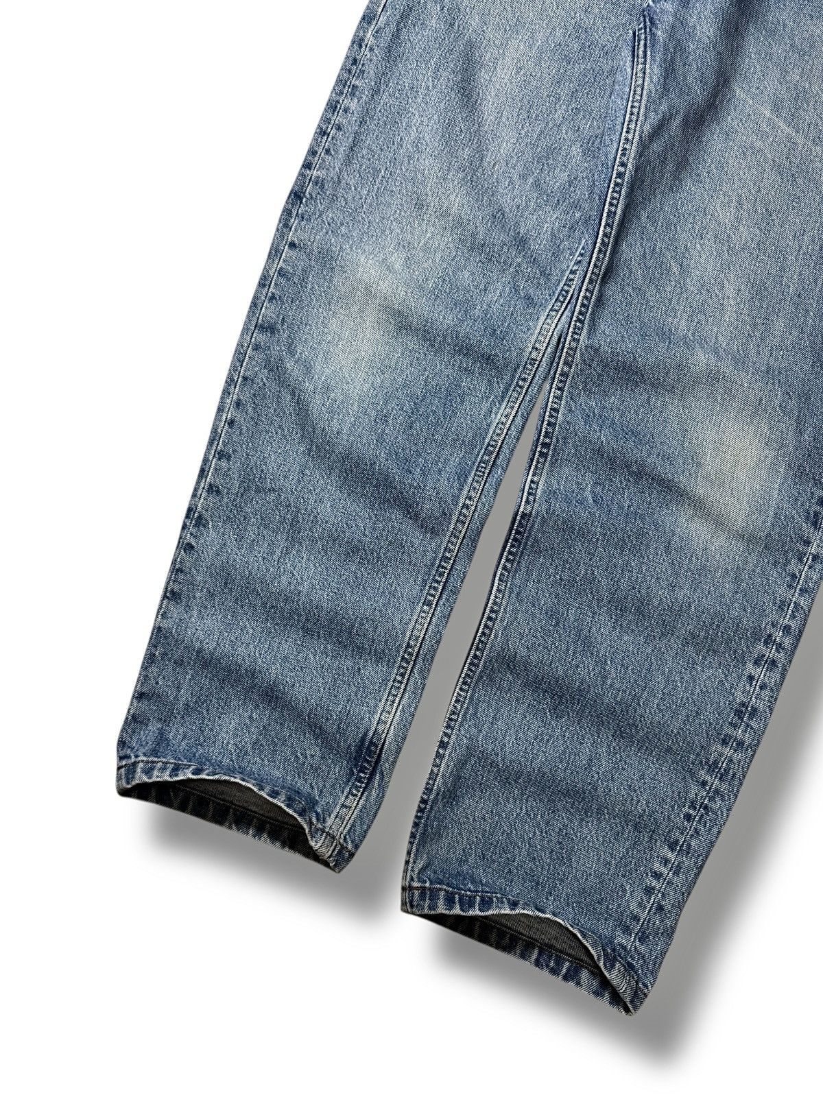 A.P.C. APC Jeans Martin Washed Indigo Straight Leg Denim Size US 29 - 3 Thumbnail