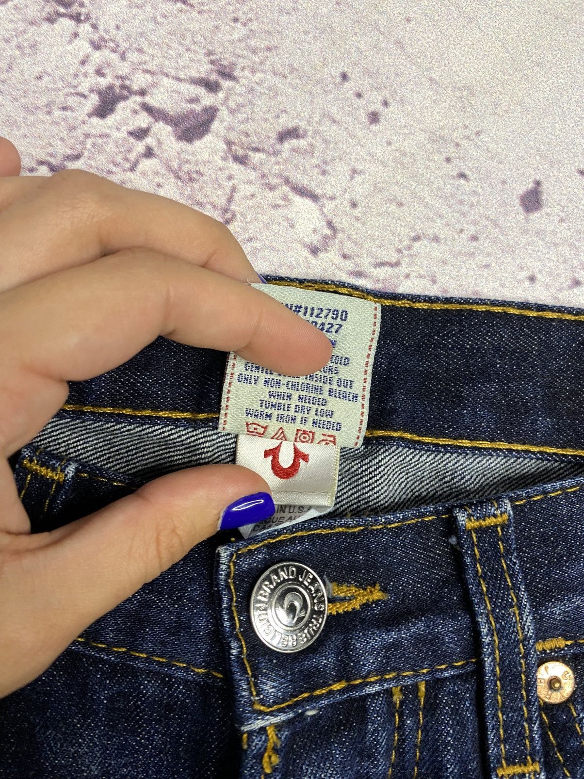 True Religion Men's Vintage Japanese True Religion Selvedge jeans y2k Size US 30 / EU 46 - 11 Thumbnail