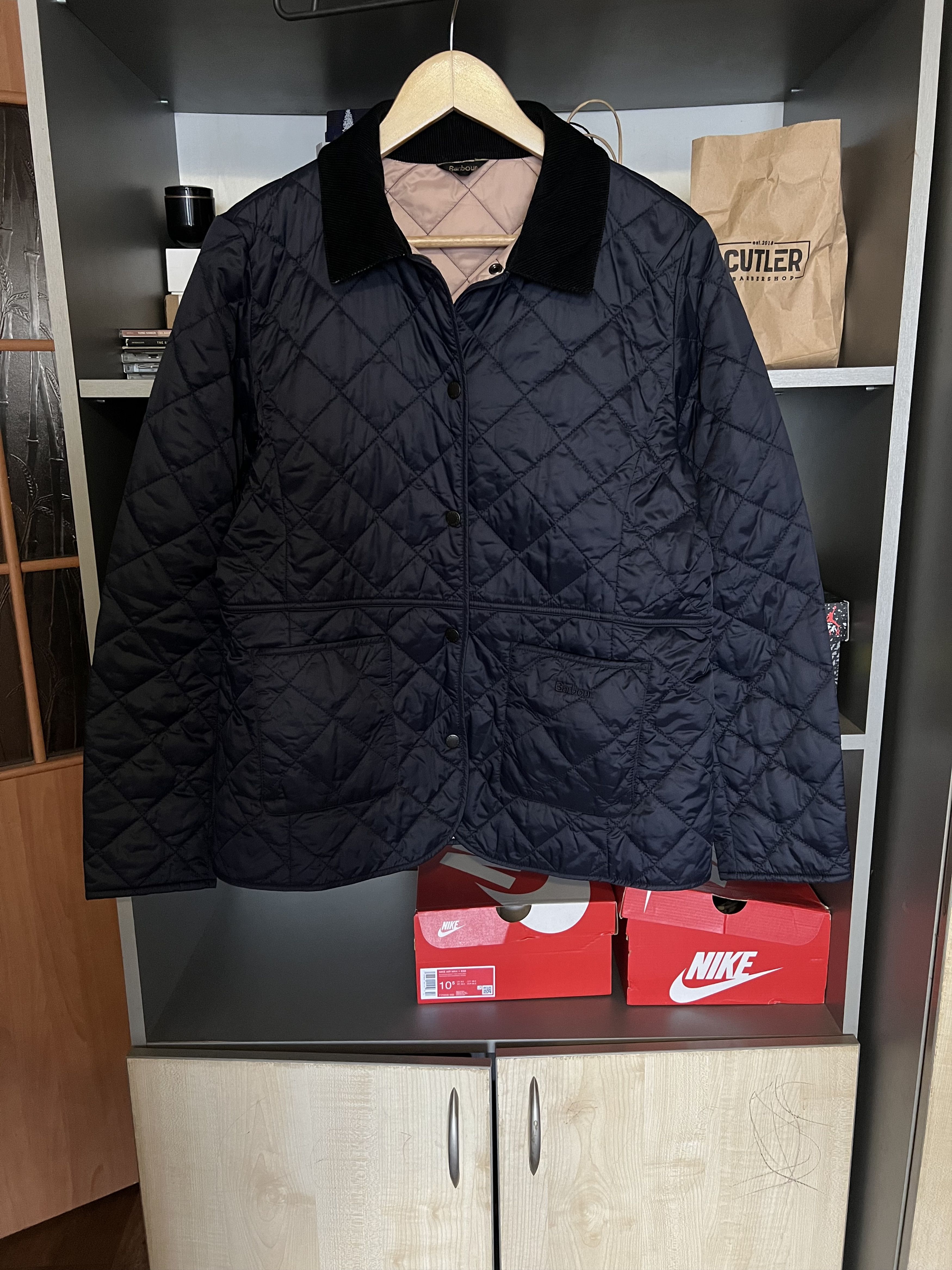 Barbour Vintage Barbour International Deveron Quilt Casual Jacket Size XL / US 12-14 / IT 48-50 - 2 Thumbnail