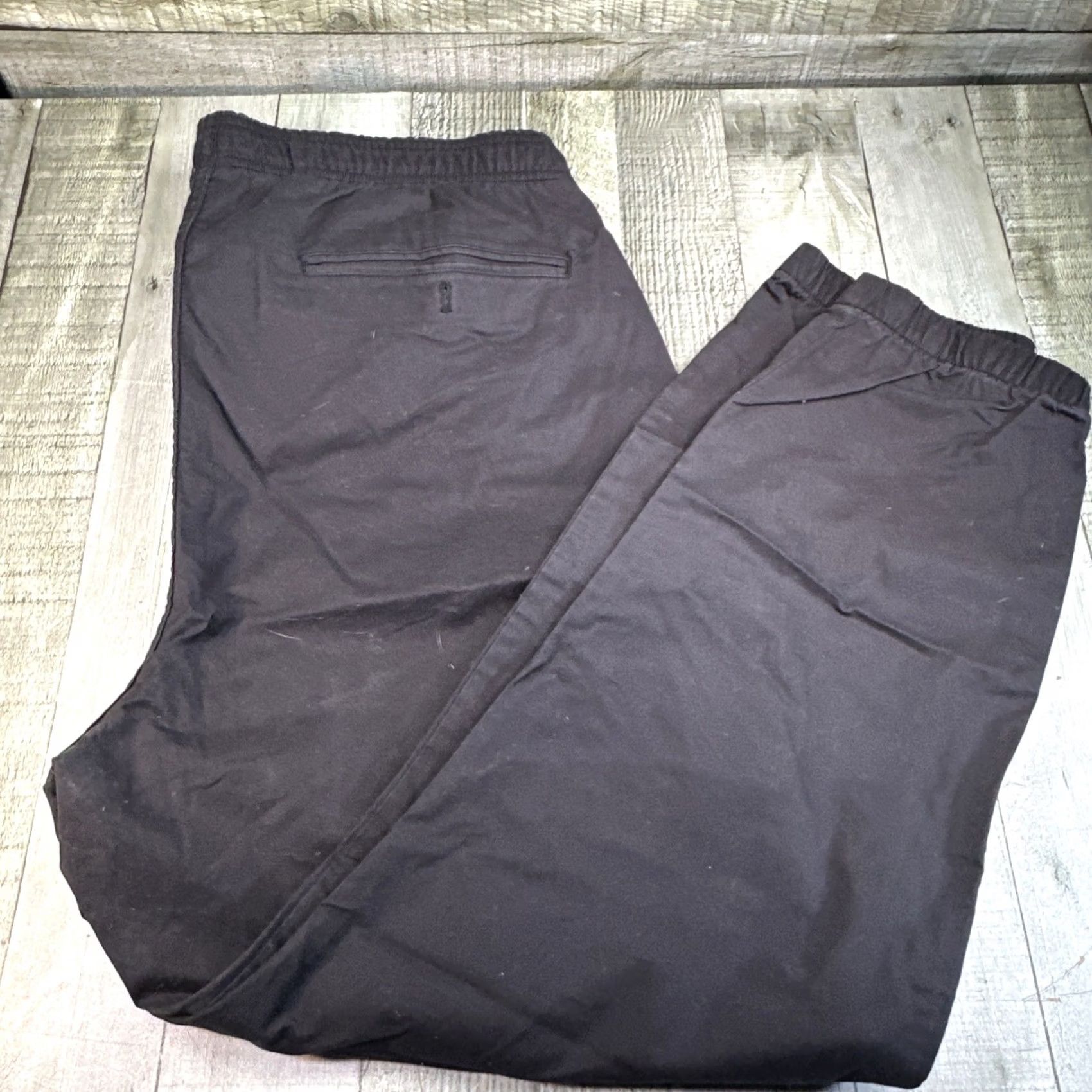 Gap VINTAGE Gap Khakis Pants Men XL Drawstring Elastic Bottom Black Size US 36 / EU 52 - 4 Thumbnail