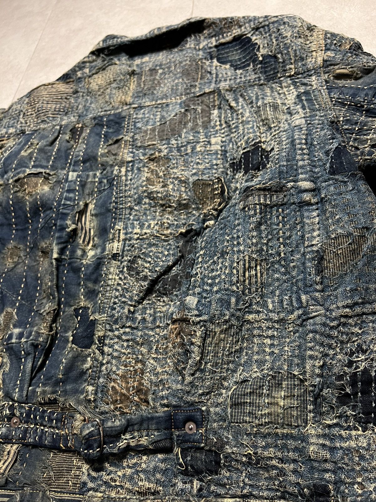 Kapital × Kapital Kountry Kapital Kountry BORO SPRING 1ST Denim Jacket Size US XL / EU 56 / 4 - 3 Thumbnail
