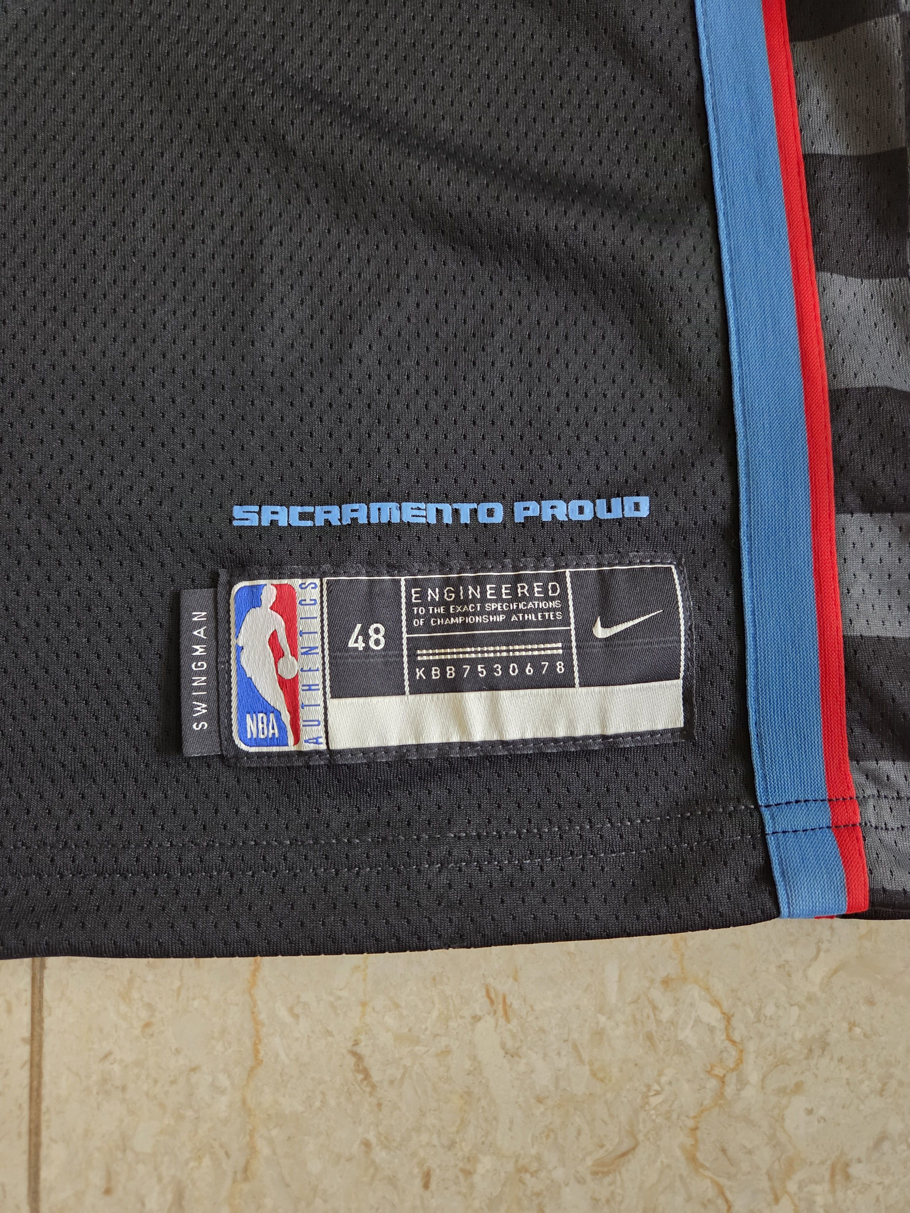 NBA Authentic Nike Men's Kings 2021 City Edition Swingman Jersey Size US L / EU 52-54 / 3 - 4 Thumbnail