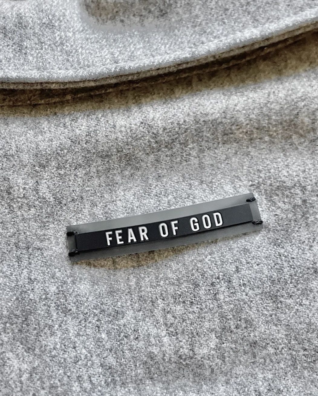 FEAR OF GOD⚡️Sixth Collection gray wool button vest size M