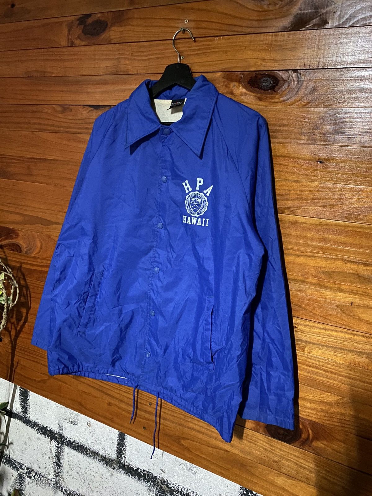 Vintage Sports Master HPA Hawaii Snap Button Coach JacketRoyal Blue Size US M / EU 48-50 / 2 - 4 Thumbnail
