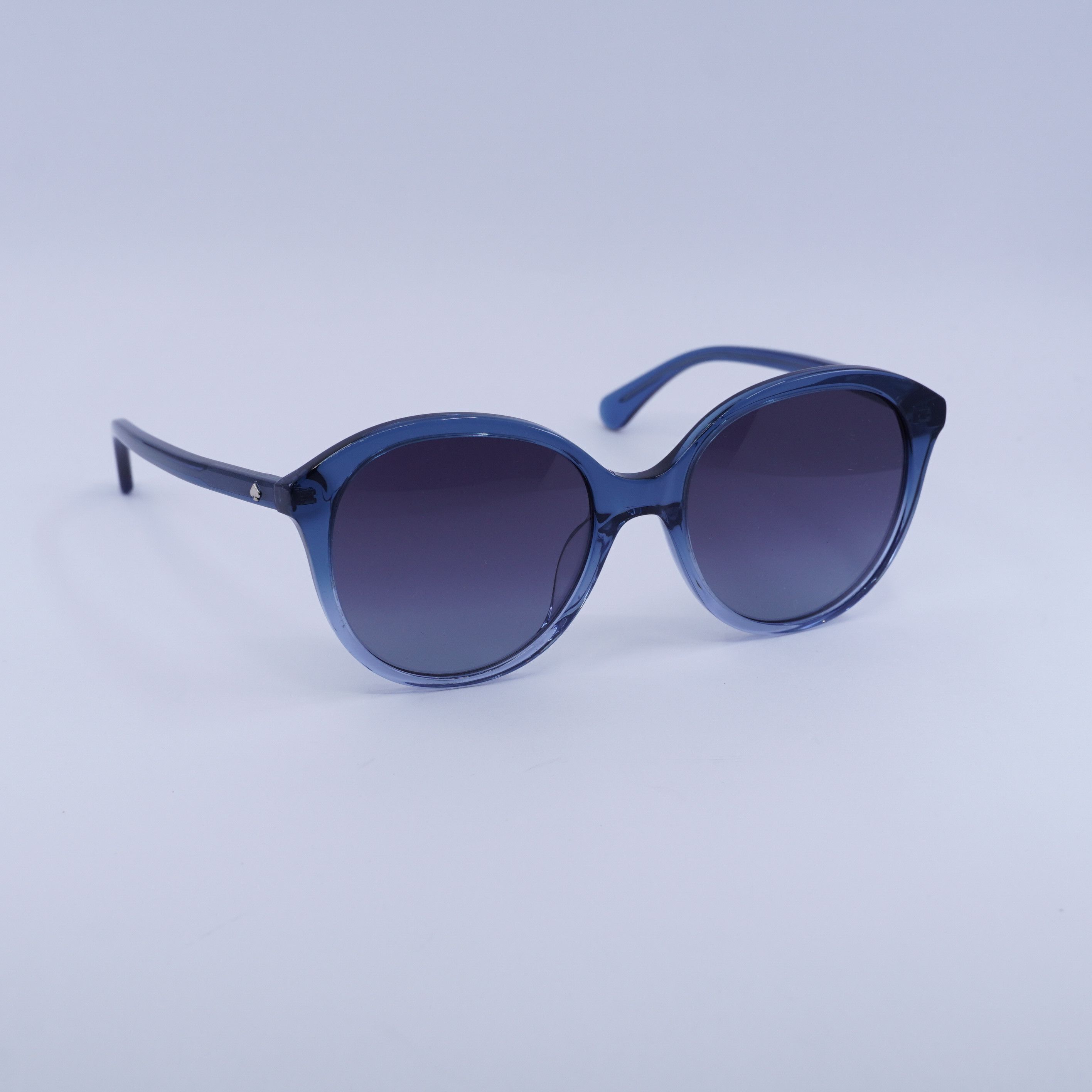 Kate Spade Kate Spade BRIA/G/S 0WTA 9O Sunglasses Blue Round Frame Size ONE SIZE - 1 Thumbnail