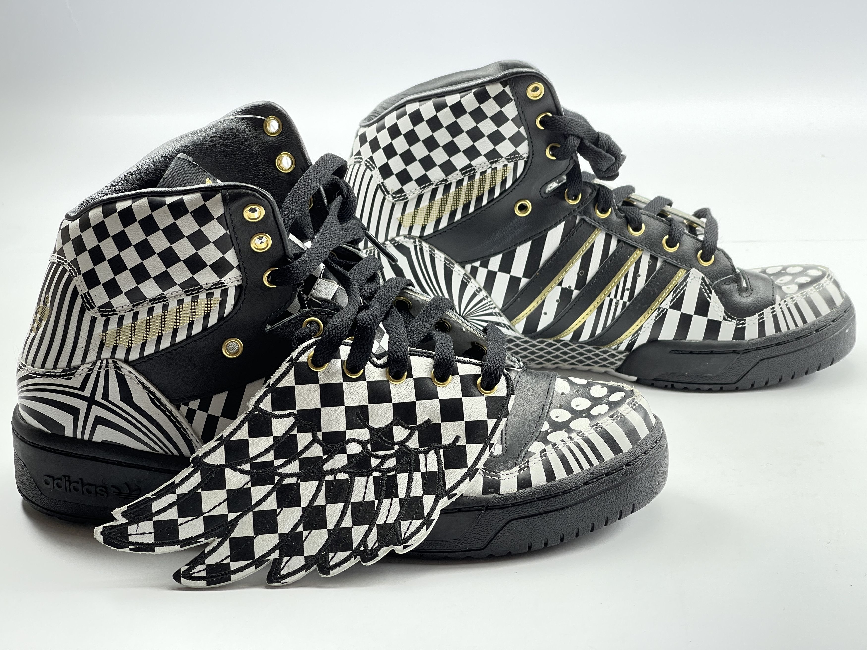 Adidas × Jeremy Scott Adidas Sneakers Jeremy Scott JS Wings Opart Shoes G95768 Size US 9 / EU 42 - 6 Thumbnail