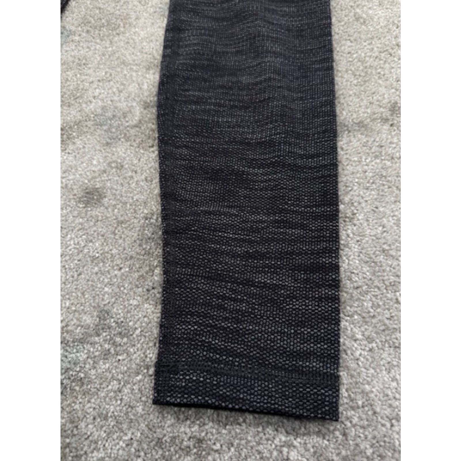 Lululemon Lululemon Wunder Under Pant Women's 10 Black Tweed Pocket Pockets Inseam 28.5" Ankle Skinny Slim Chevron Pattern Size 32" / US 10 / IT 46 - 3 Thumbnail