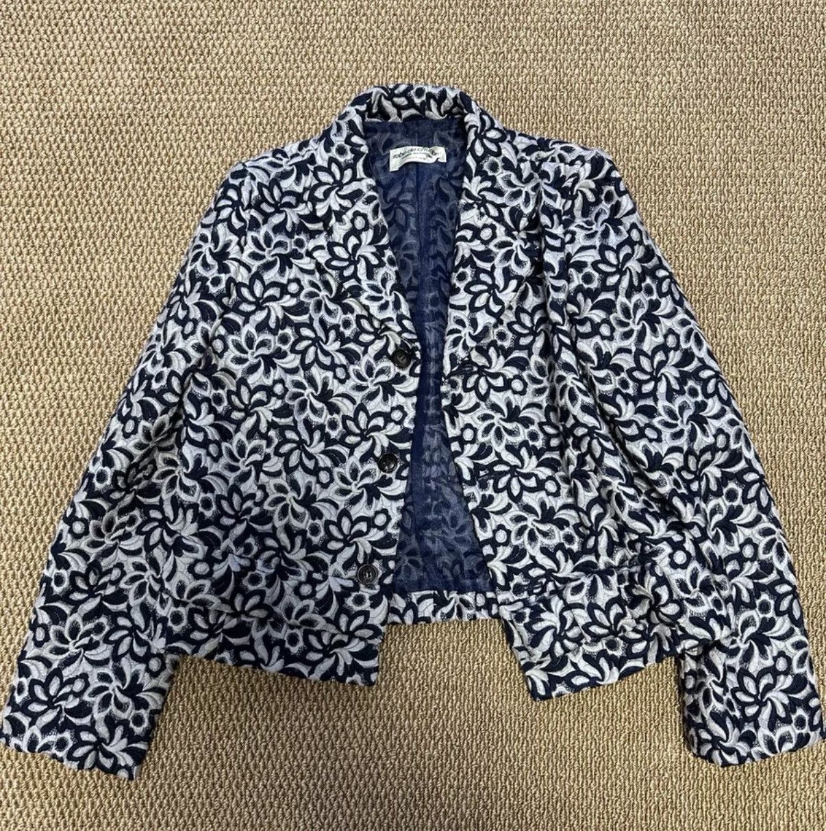 Comme des Garcons COMME des GARÇONS 3D Embroidered Floral Jacket K23 Size M / US 6-8 / IT 42-44 - 7 Thumbnail