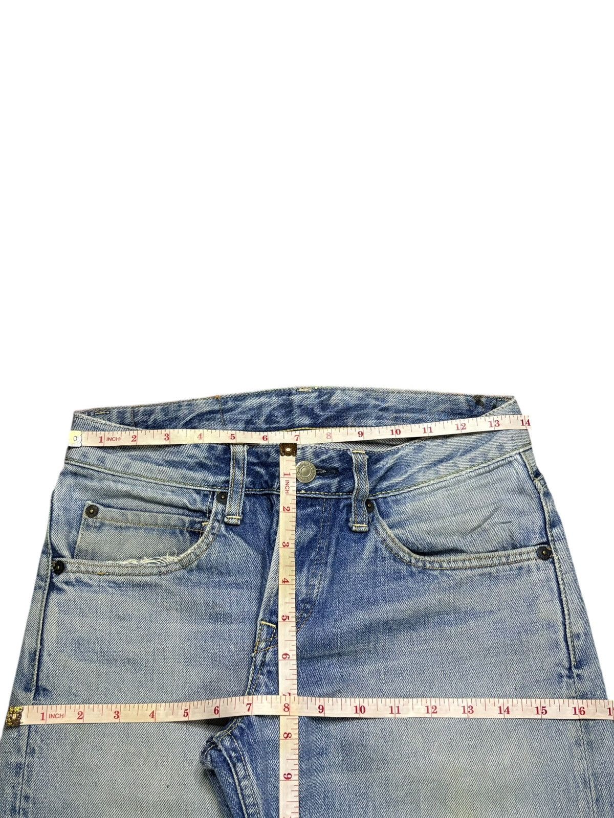HOLLYWOOD RANCH MARKET Vintage Japanese HR Market Selvedge Mud Wash Loose Jeans Size US 28 / EU 44 - 12 Thumbnail