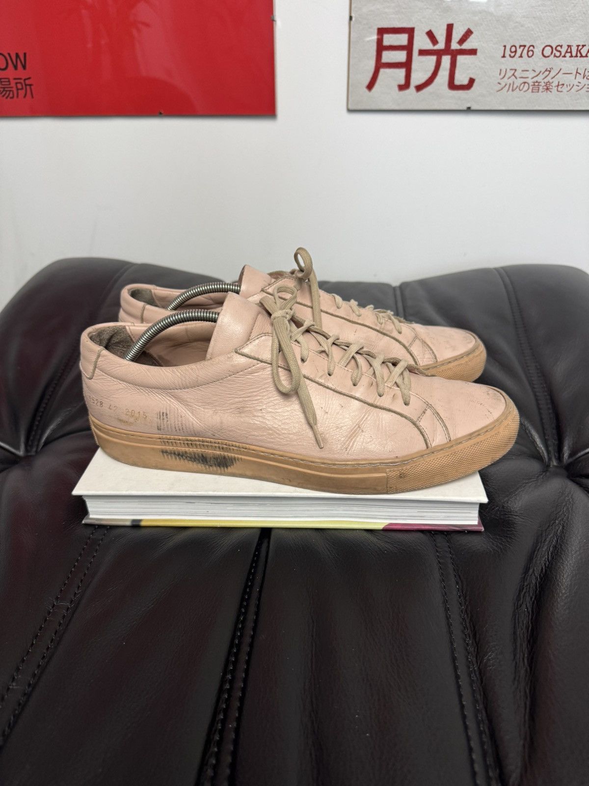 Common Projects Common Projects Achilles Low Rose Luxury Leather Sneakers Size US 9 / EU 42 - 4 Thumbnail