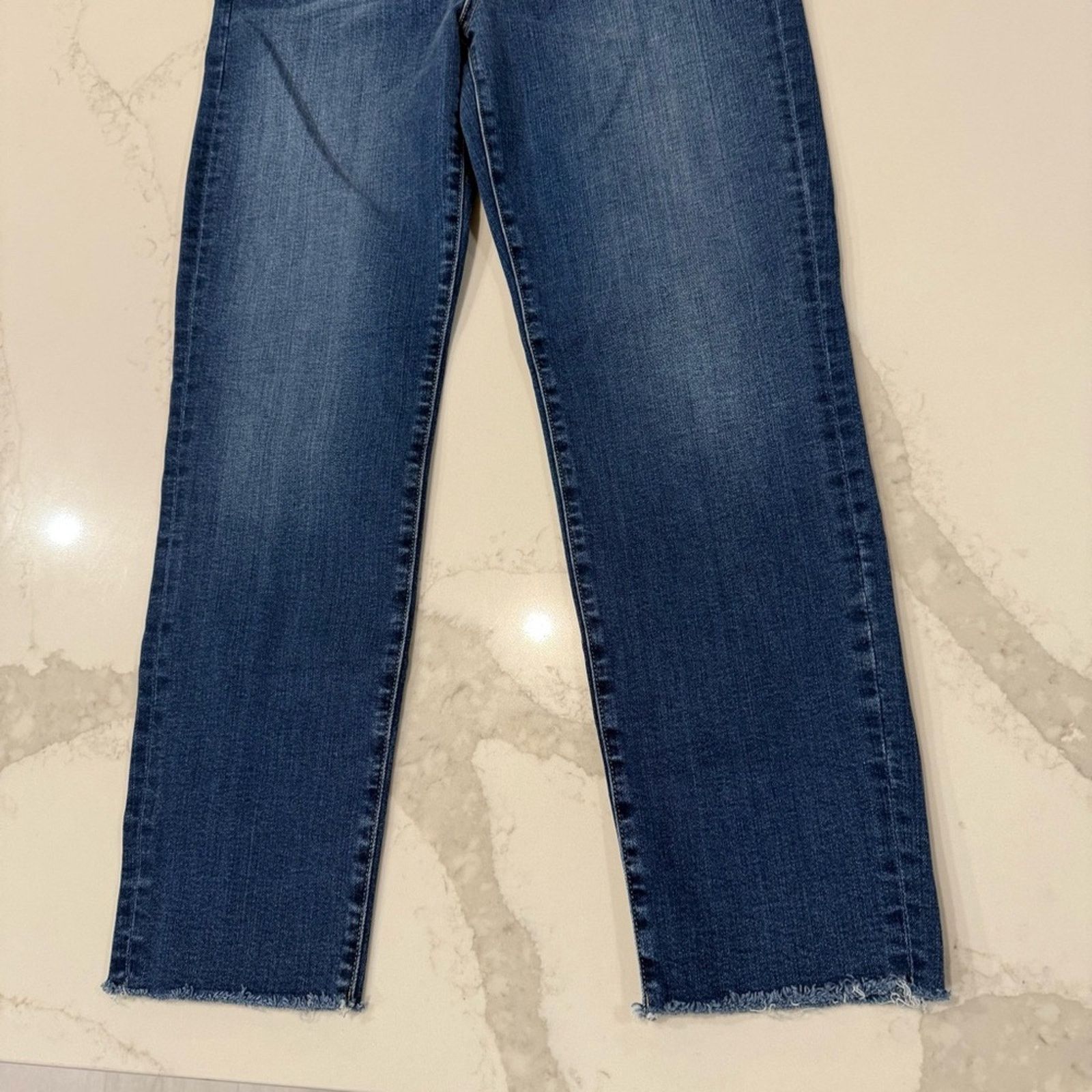 Edwin Edwin High Rise Slim Straight Crop Denim Jeans Womens 31 Size 31" - 5 Thumbnail