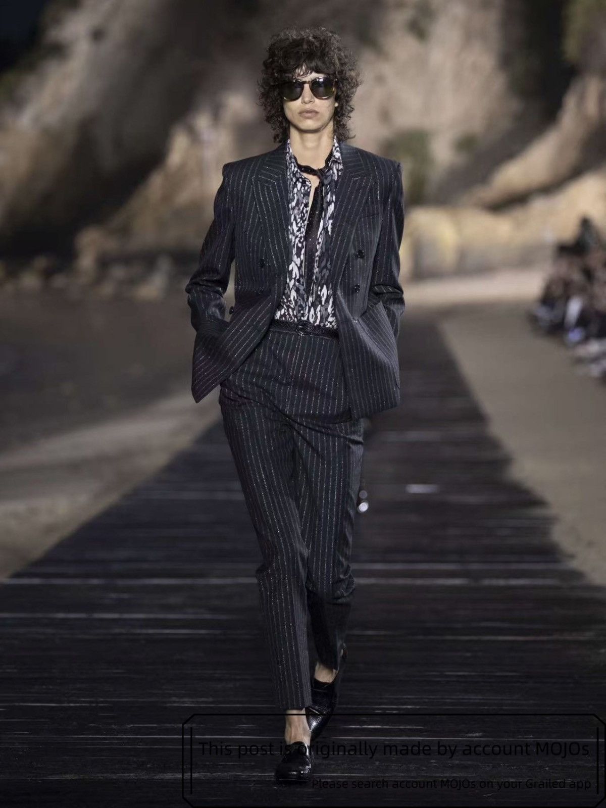 Saint Laurent Paris Sz 48 Saint Laurent Paris 20SS Sliver Lining Blazer mojos093 Size US M / EU 48-50 / 2 - 6 Thumbnail
