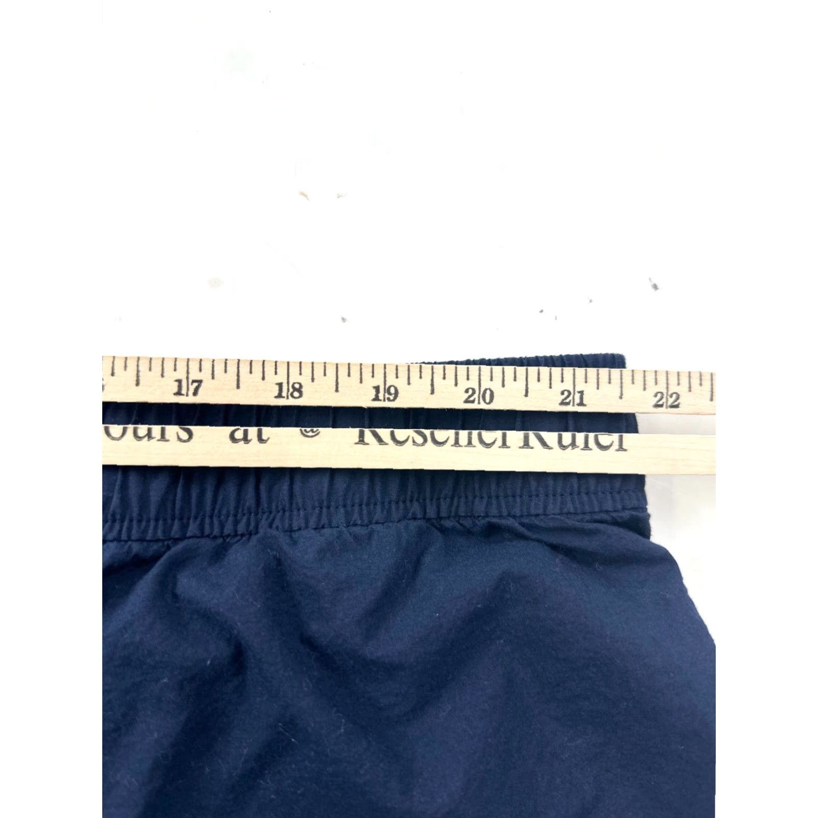 J.Crew J.Crew Shorts Womens 3X Plus Navy Blue Cotton Sleep Elastic Waist Regular Fit Size 40" / US 18 - 8 Thumbnail