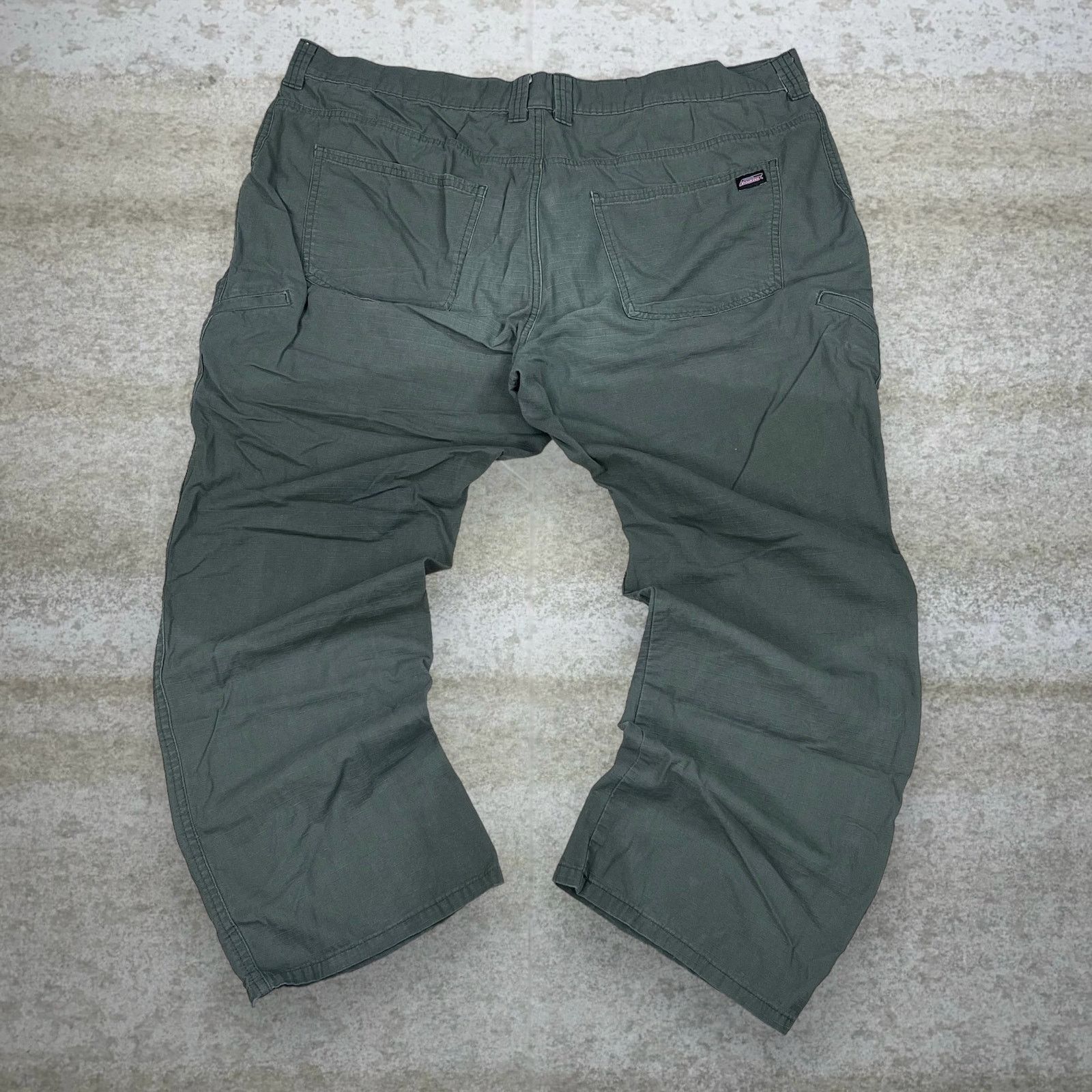 Dickies Vintage 90s Dickies Carpenter Pants 44x30 Baggy Wide Green Size US 44 / EU 60 - 1 Thumbnail
