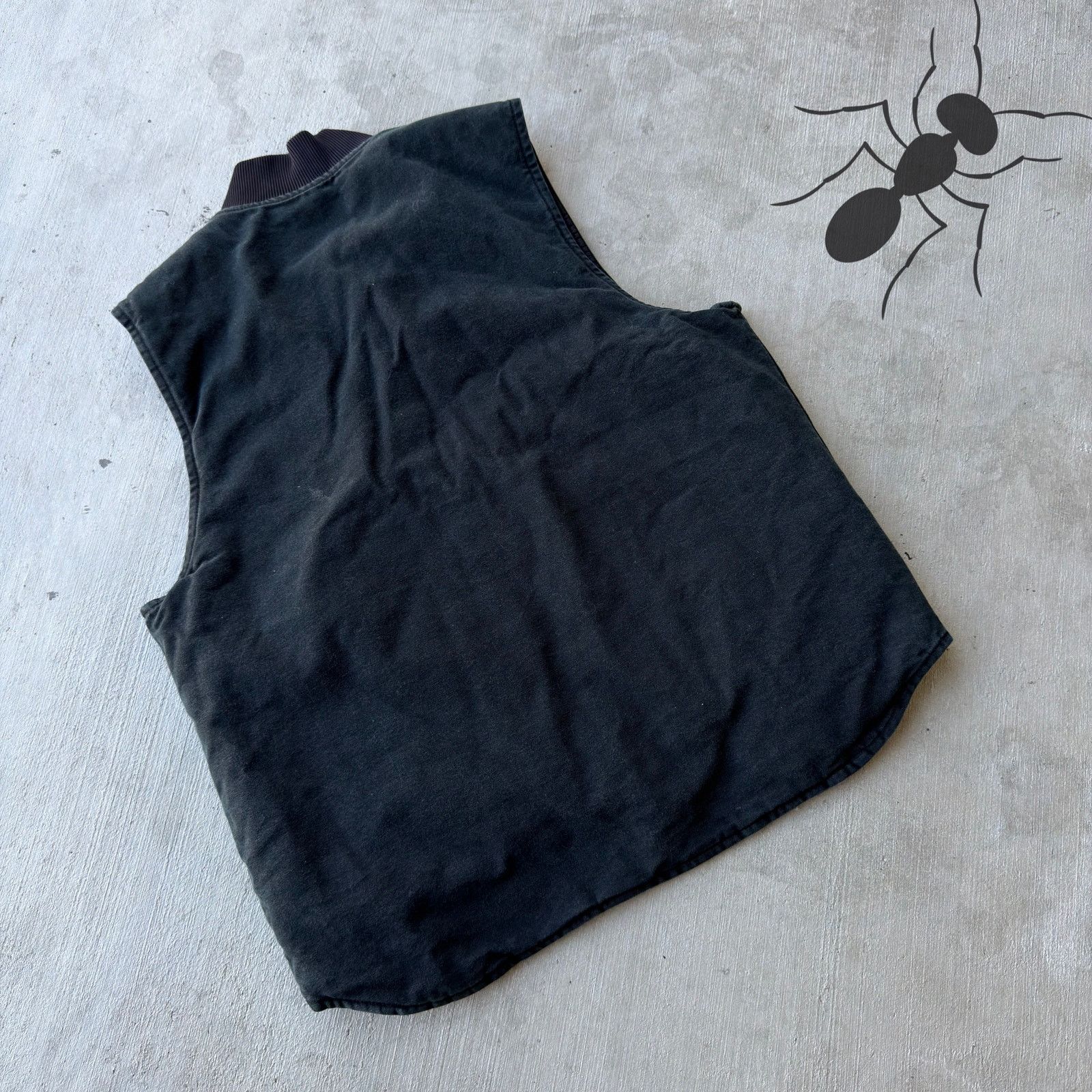 Carhartt × Vintage Carhartt V01 quilted black work wear vest Size US XL / EU 56 / 4 - 3 Thumbnail