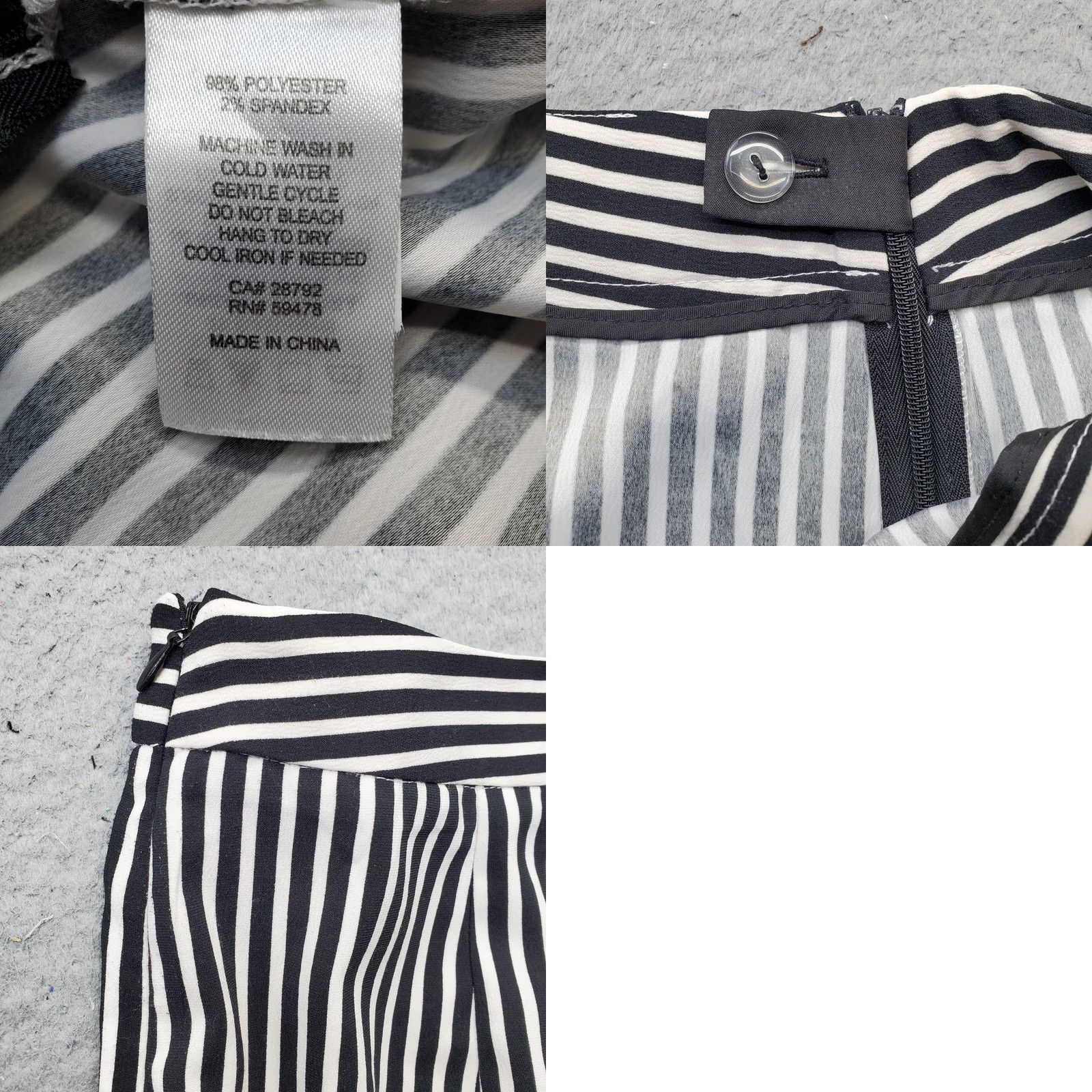 Cynthia Rowley Cynthia Rowley Womens 6 Multicolor Striped Culotte Trouser Wide-Leg Casual/Night Out Summer Spring Fall Winter Mens Women Girls Size 28" / US 6 / IT 42 - 8 Thumbnail