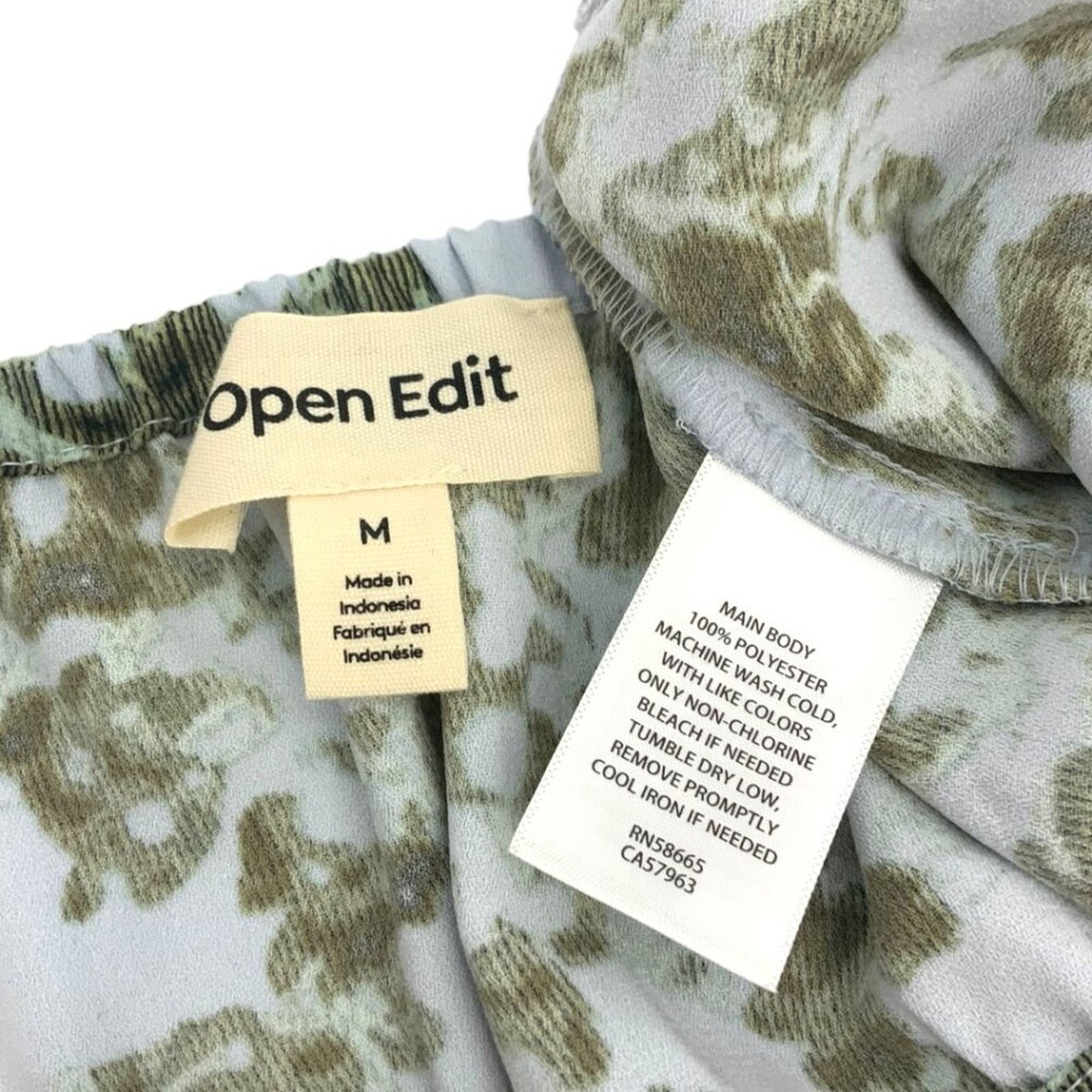 Other Open Edit Halter Neck Crop Top Floral Medium NWOT $39 MSRP Size M / US 6-8 / IT 42-44 - 4 Thumbnail