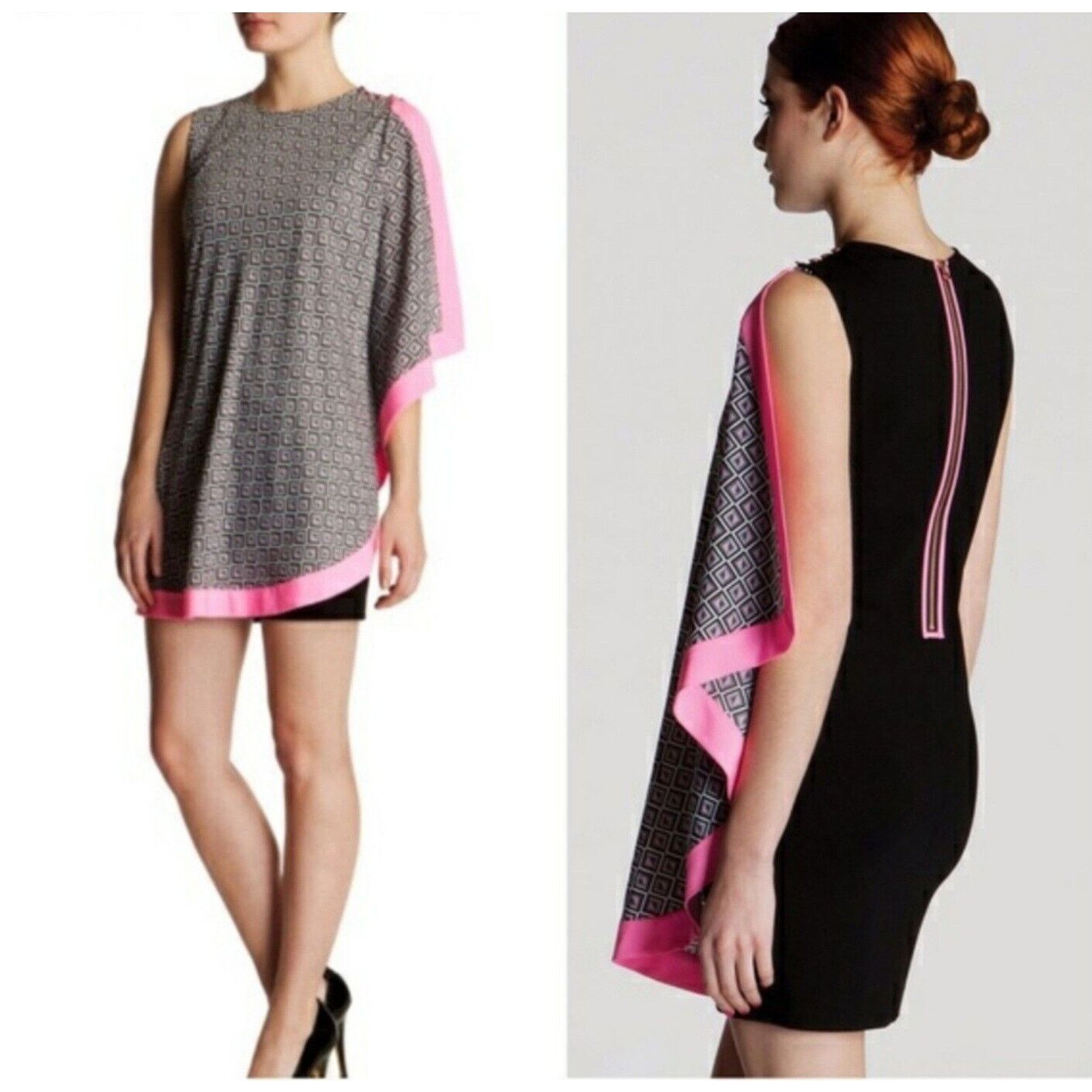 Ted Baker TED BAKER LONDON GEO One Sided Draped Tunic $255 Size 2 Size XS / US 0-2 / IT 36-38 - 2 Thumbnail